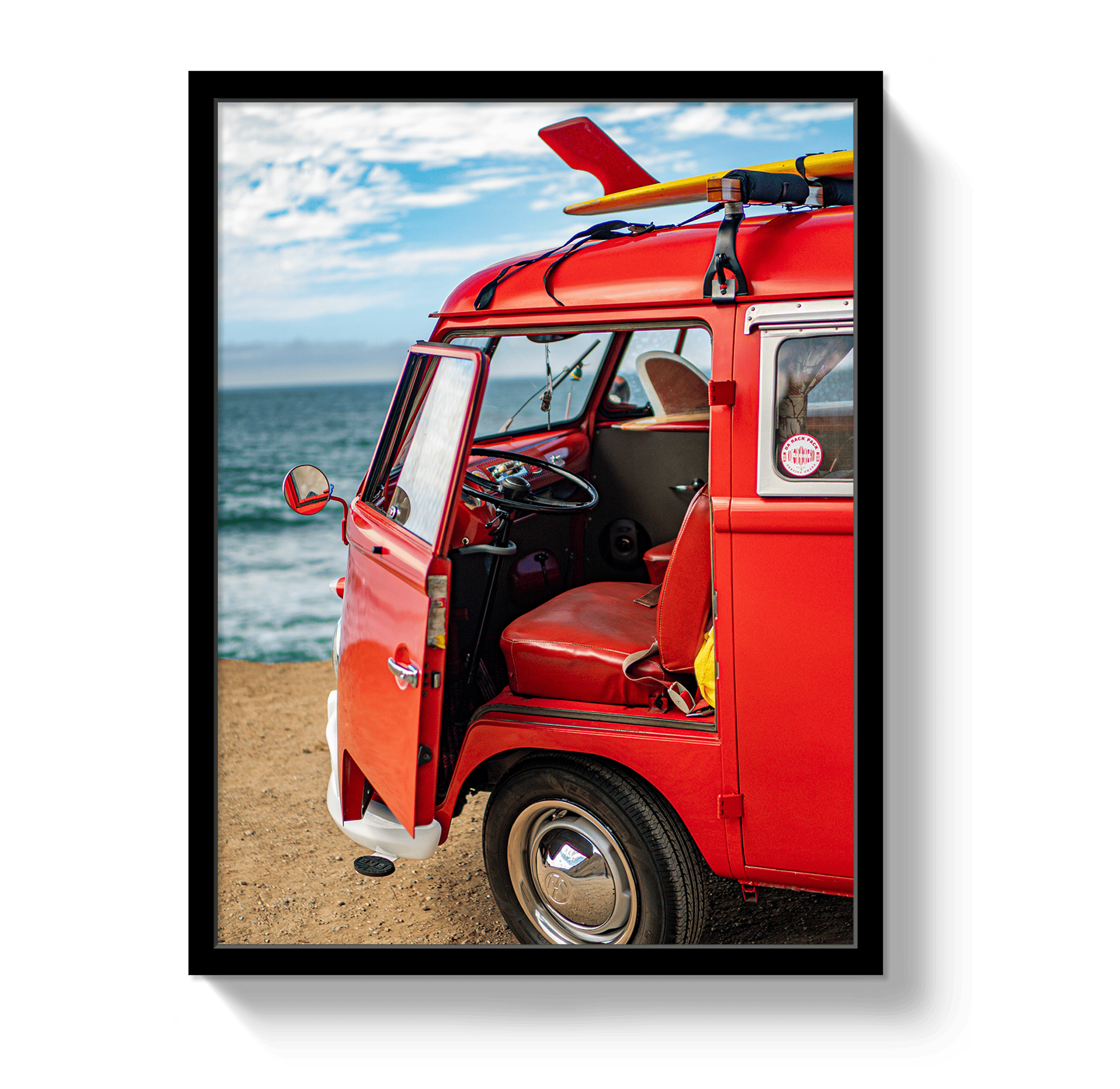 Johnny Vacay Black / 11x14 / Full Bleed Open Door Policy