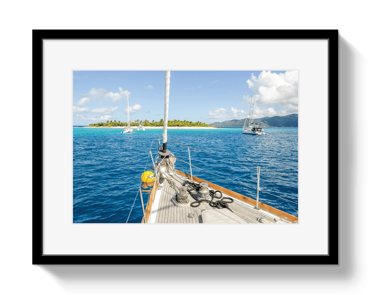 Johnny Vacay Black / 11x14 / Border Paradise Found