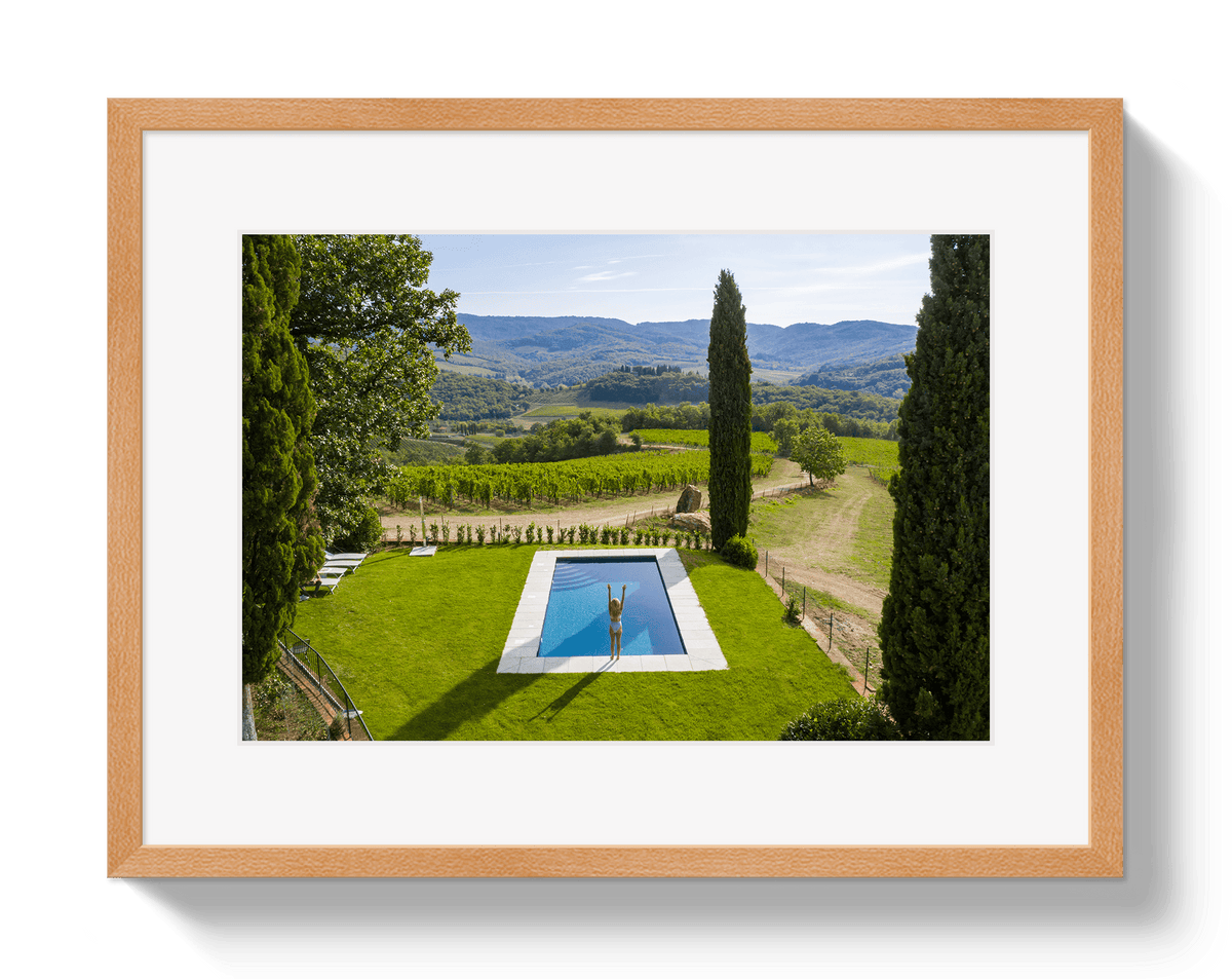 Johnny Vacay Oak / 11x14 / Border Tuscan Dip
