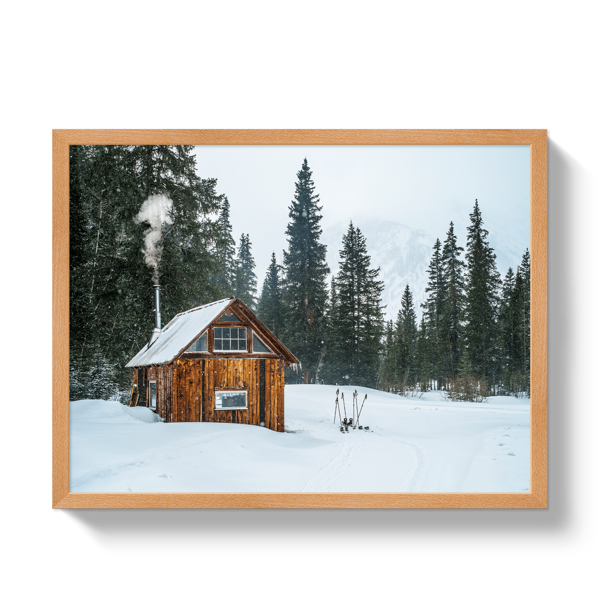 Johnny Vacay Oak / 11x14 / Full Bleed Warming Hut