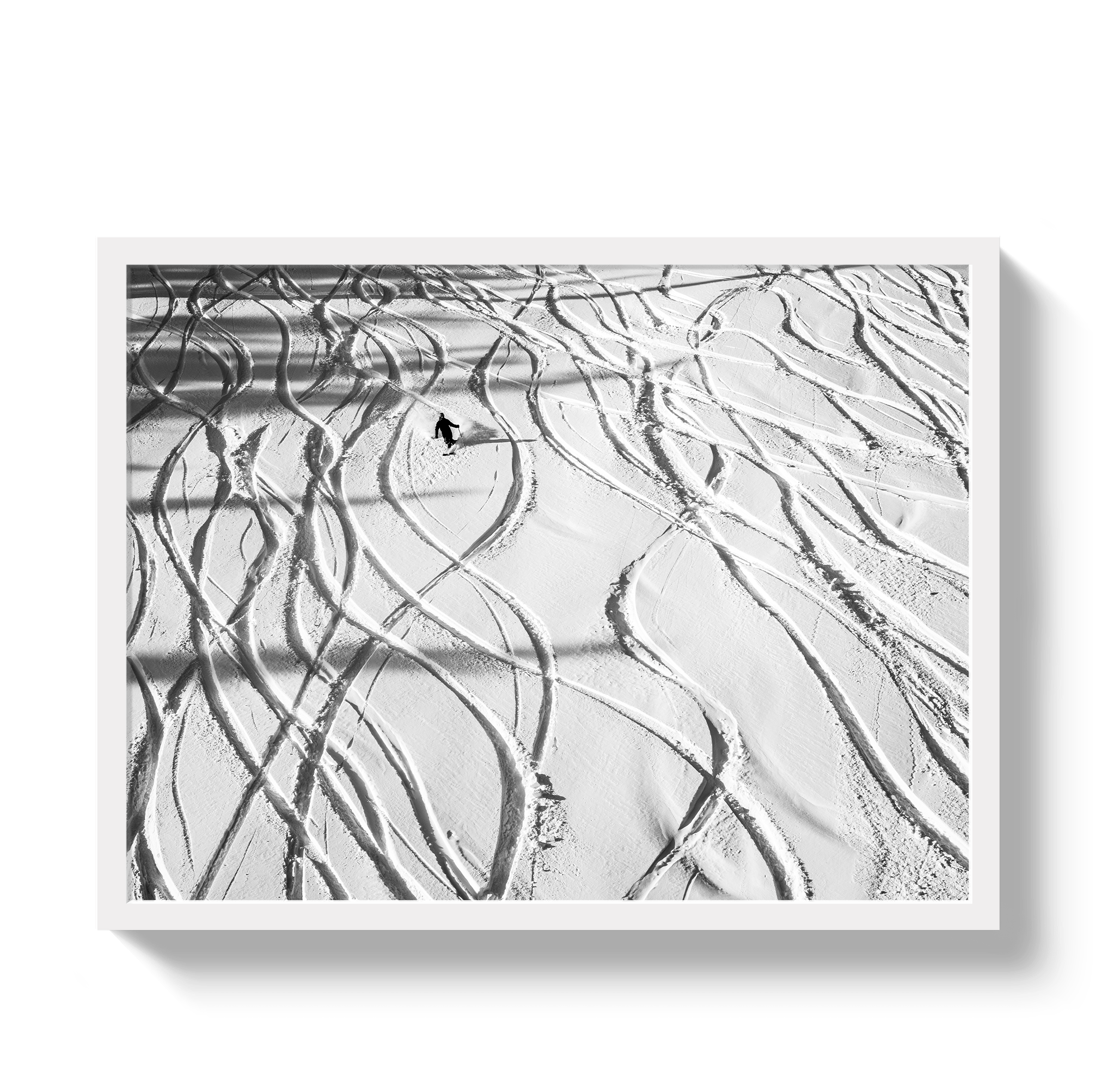 Johnny Vacay White / 11x14 / Full Bleed Fresh Lines