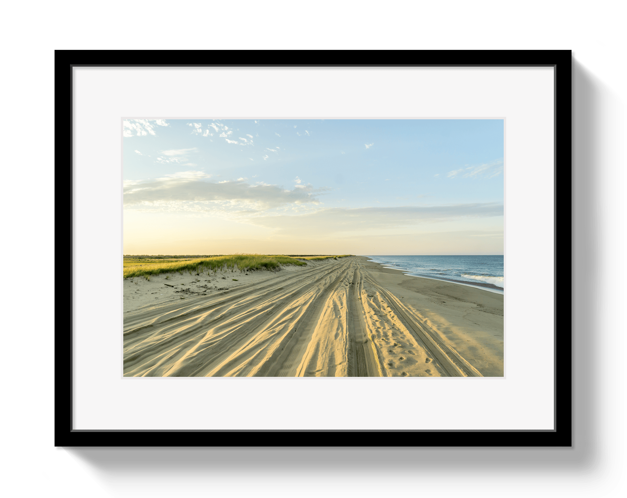 Johnny Vacay Black / 11x14 / Matte Nantucket Golden Hour