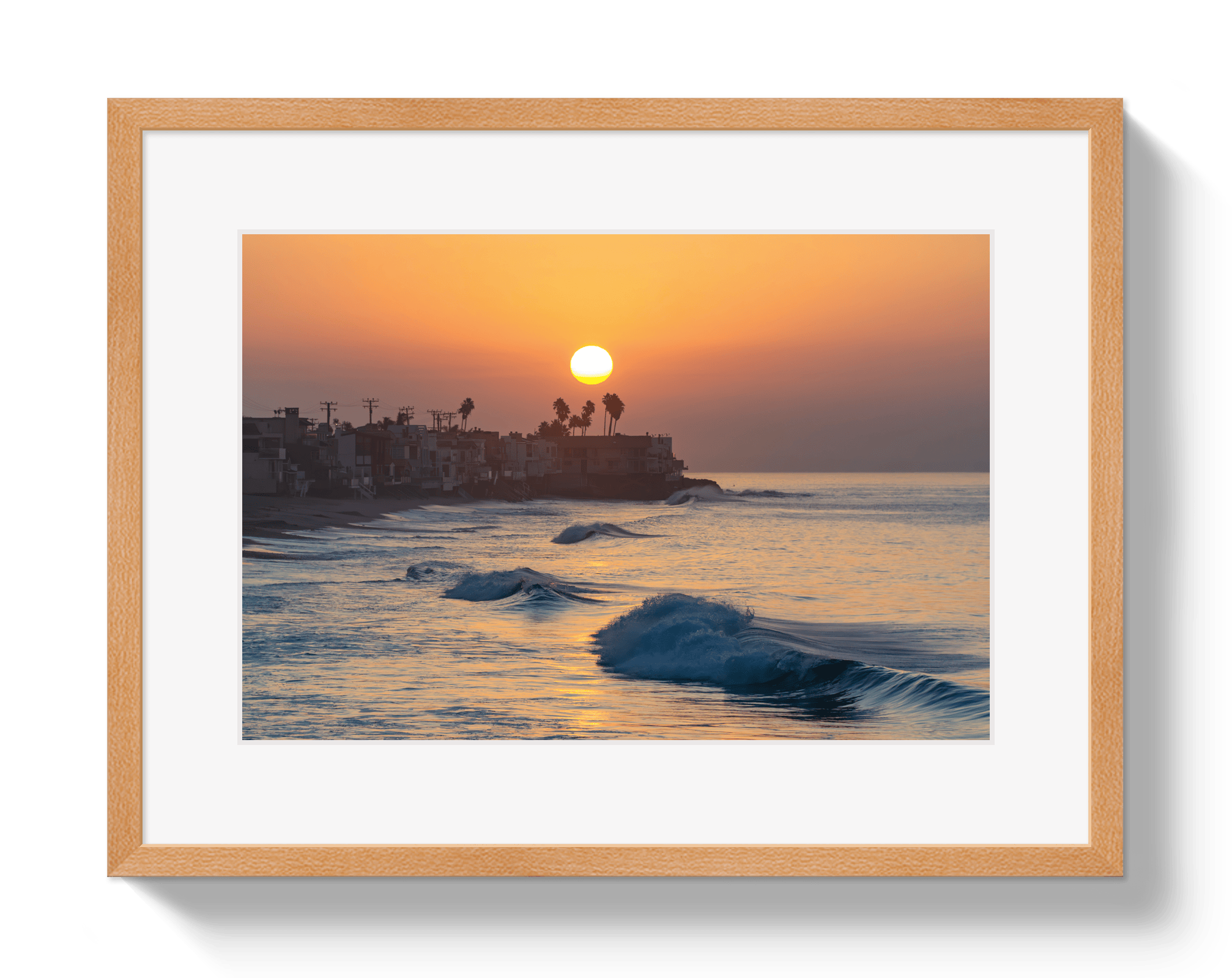 Johnny Vacay Oak / 11x14 / Matte Malibu Sunrise