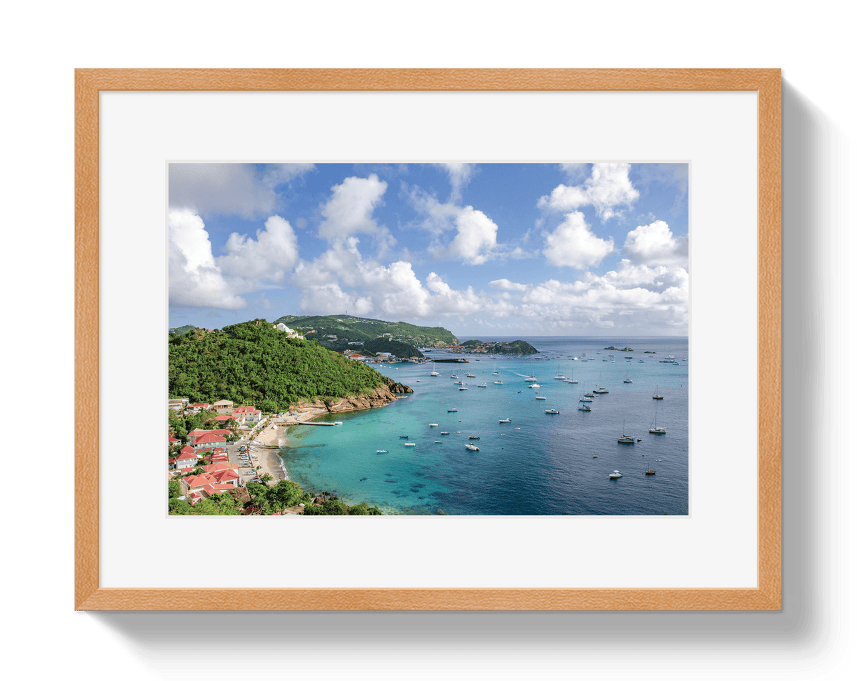 Johnny Vacay Oak / 11x14 / Border St Barths