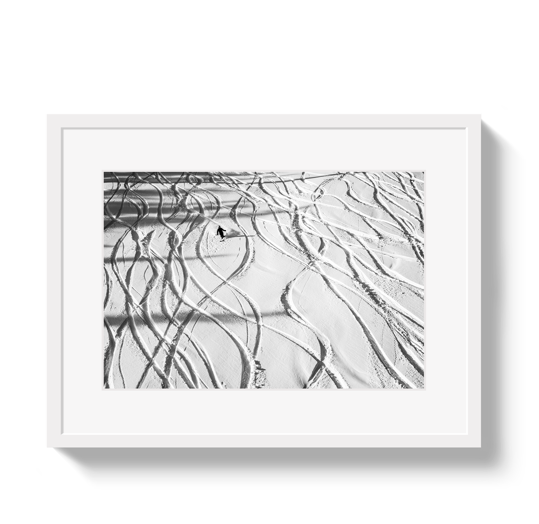 Johnny Vacay White / 11x14 / Border Fresh Lines