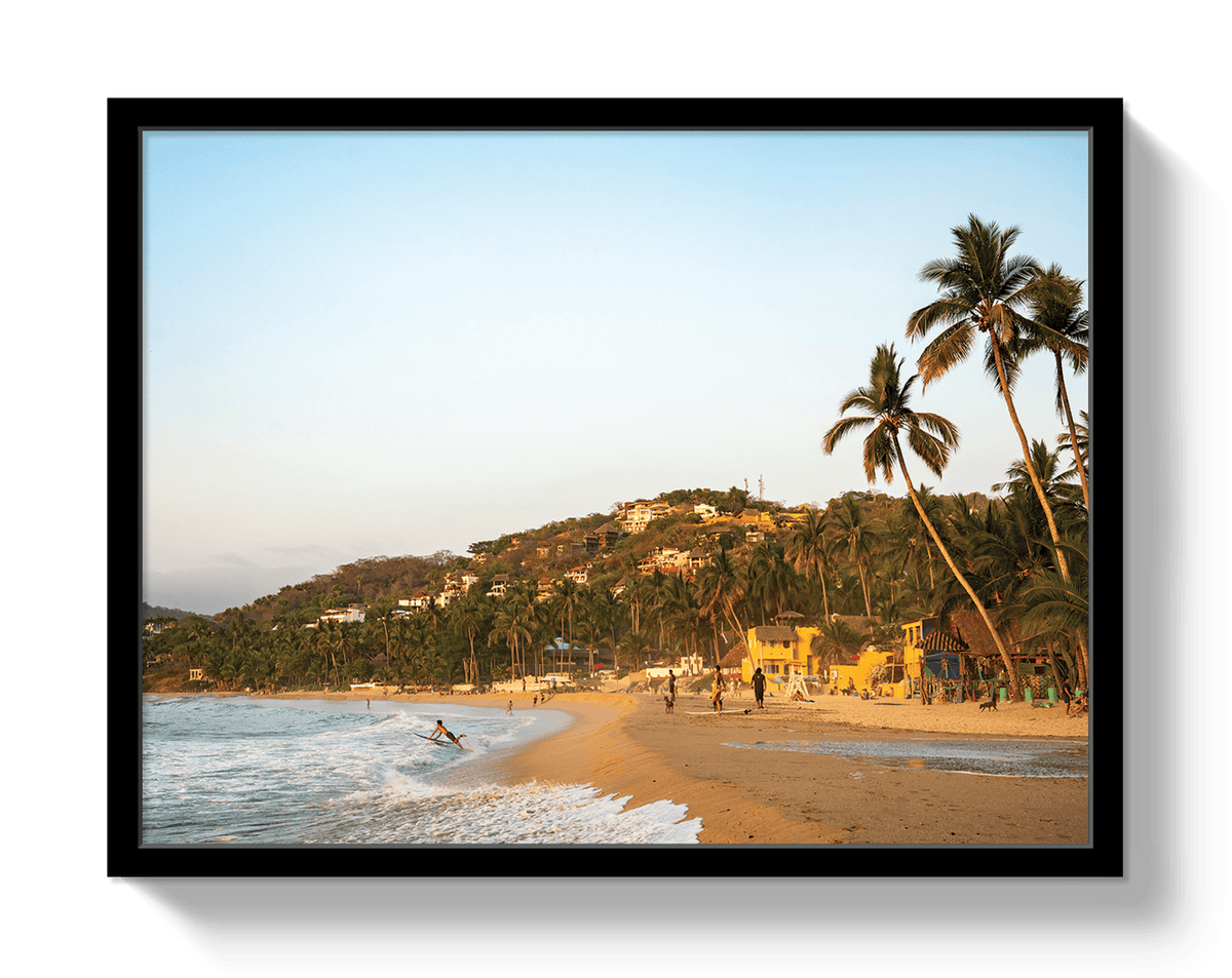 Johnny Vacay Black / 11x14 / Full Bleed Sayulita Dreaming