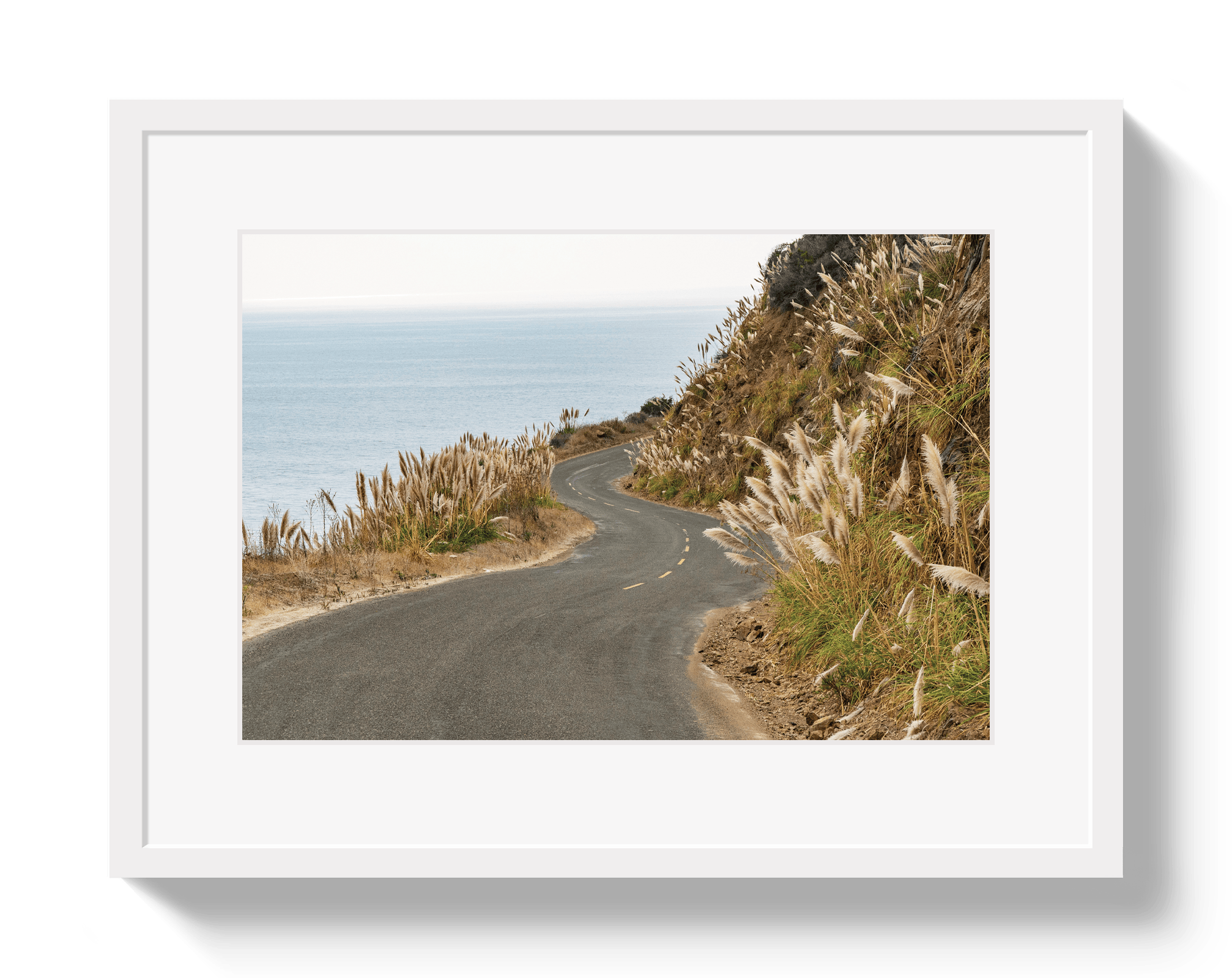 Johnny Vacay White / 11x14 / Matte Big Sur