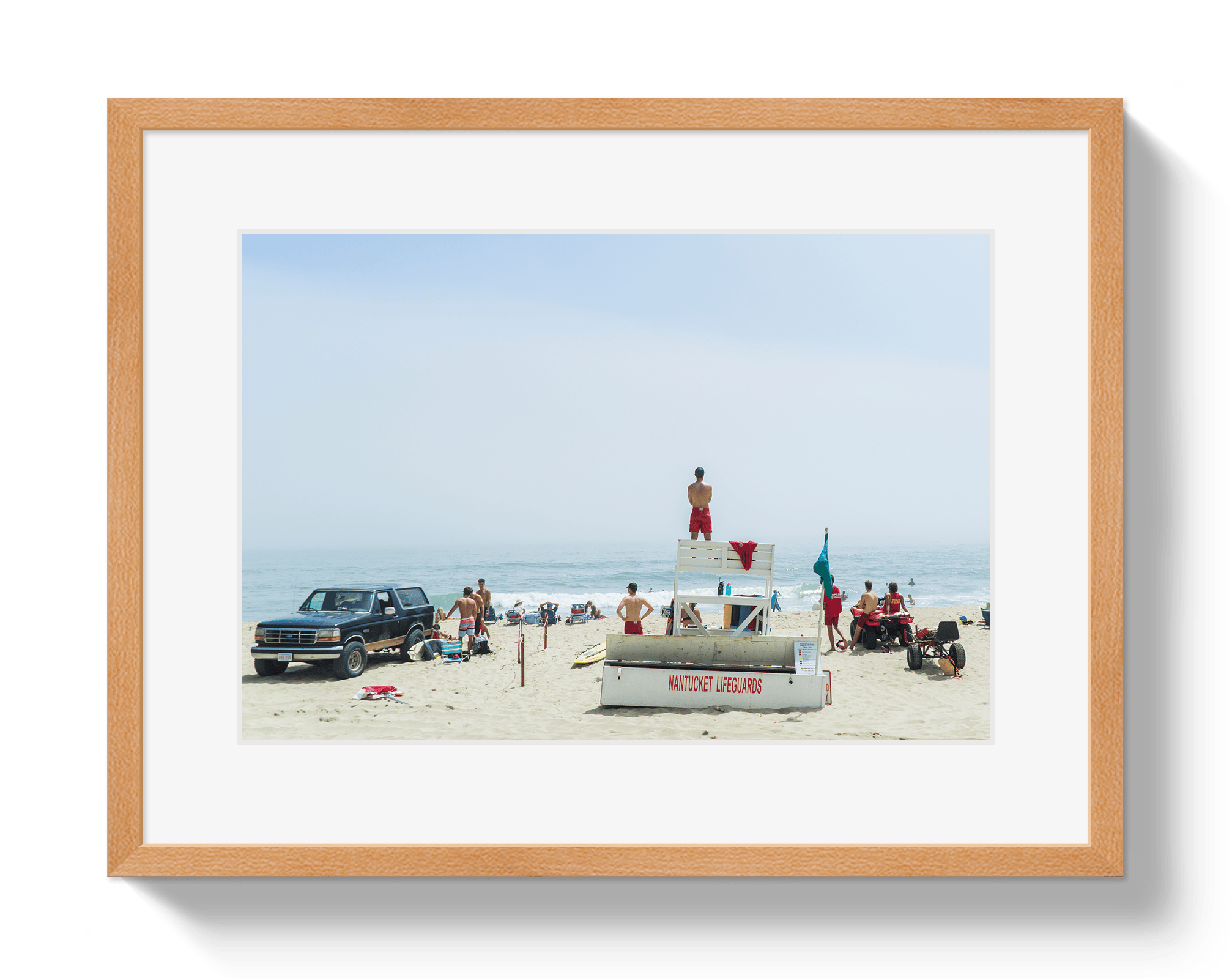 Johnny Vacay Oak / 11x14 / Matte Nantucket Lifegaurds