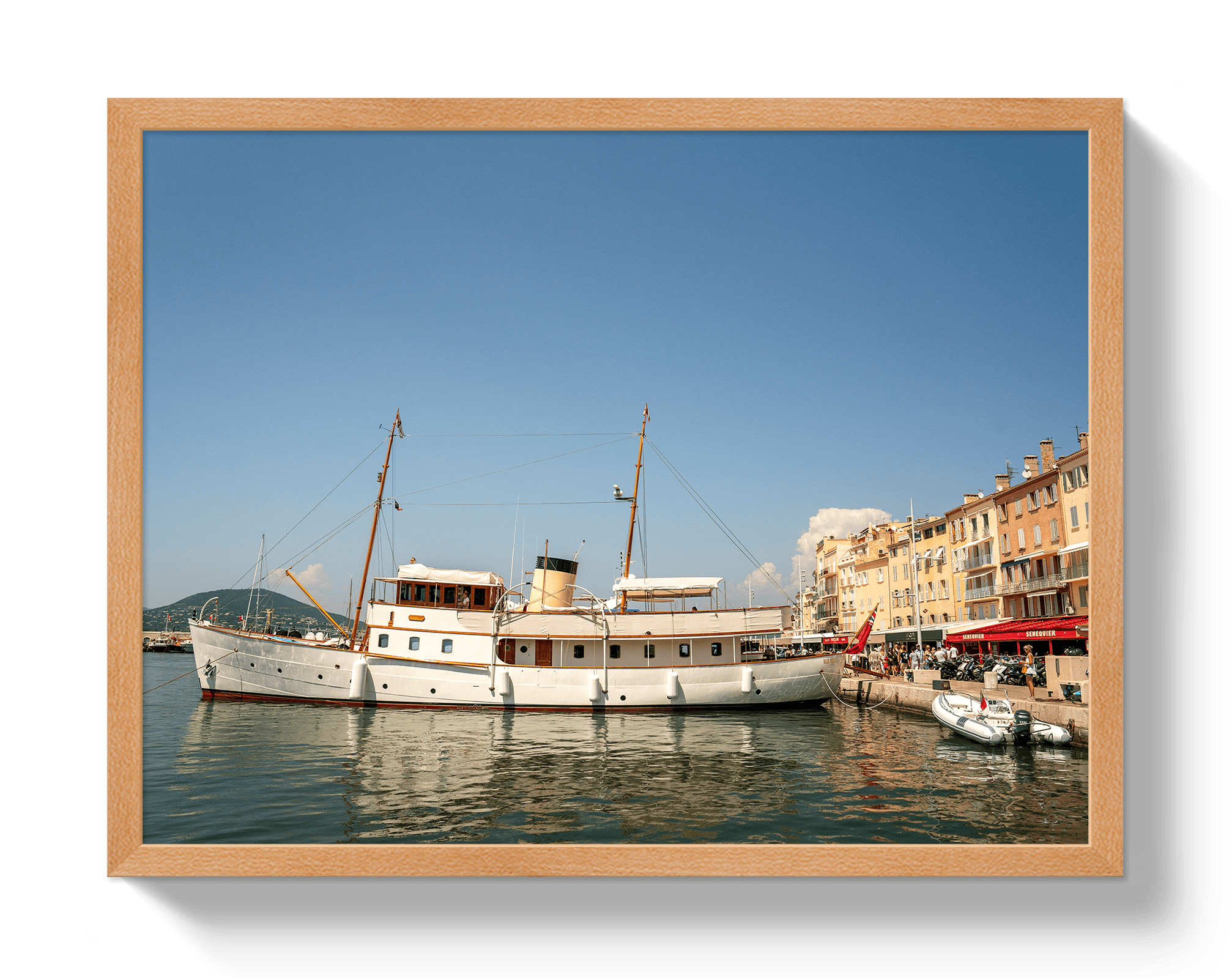 Johnny Vacay Oak / 11x14 / Full Bleed Vintage Saint-Tropez