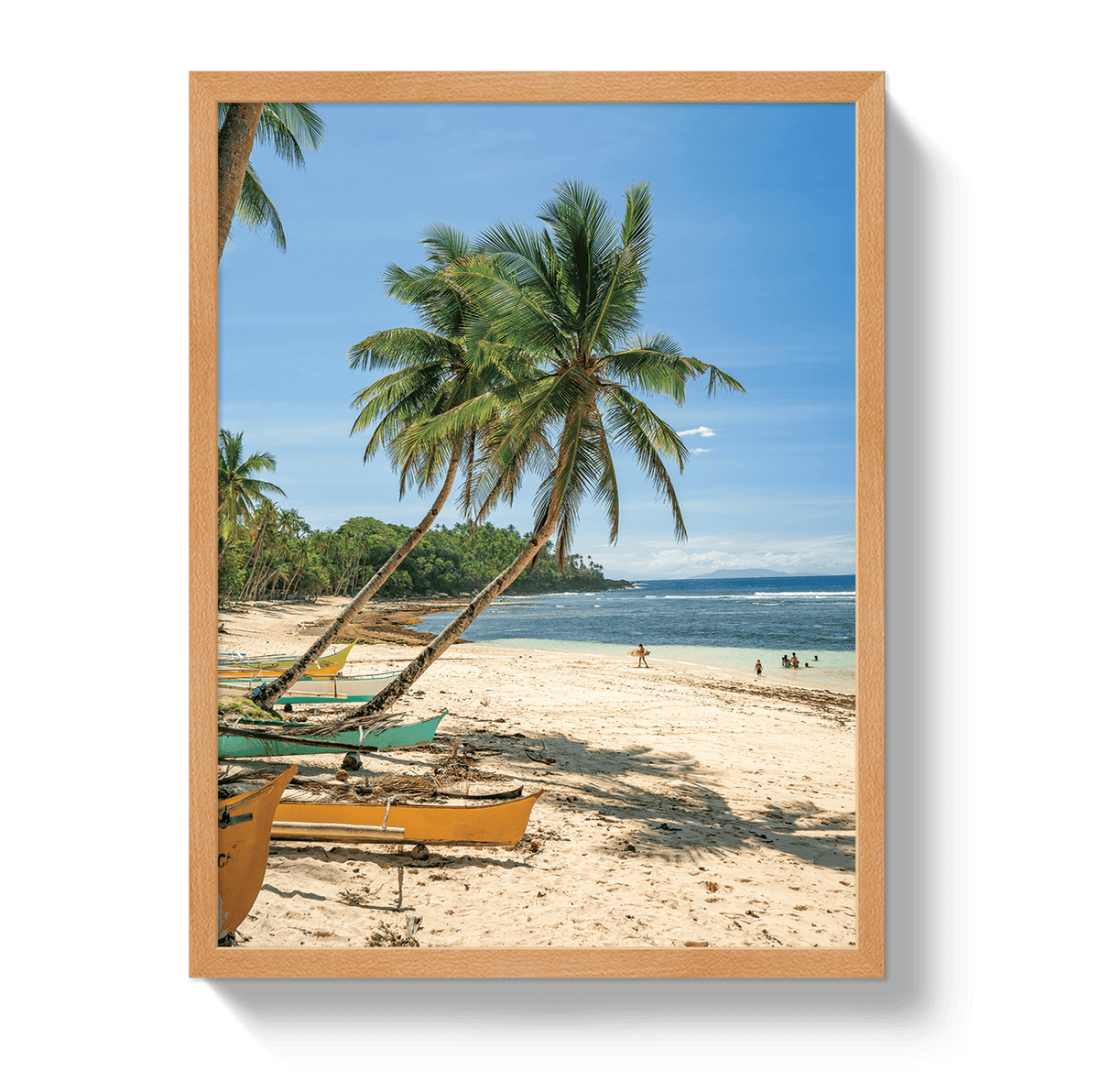 Johnny Vacay Oak / 11x14 / Full Bleed Tropics