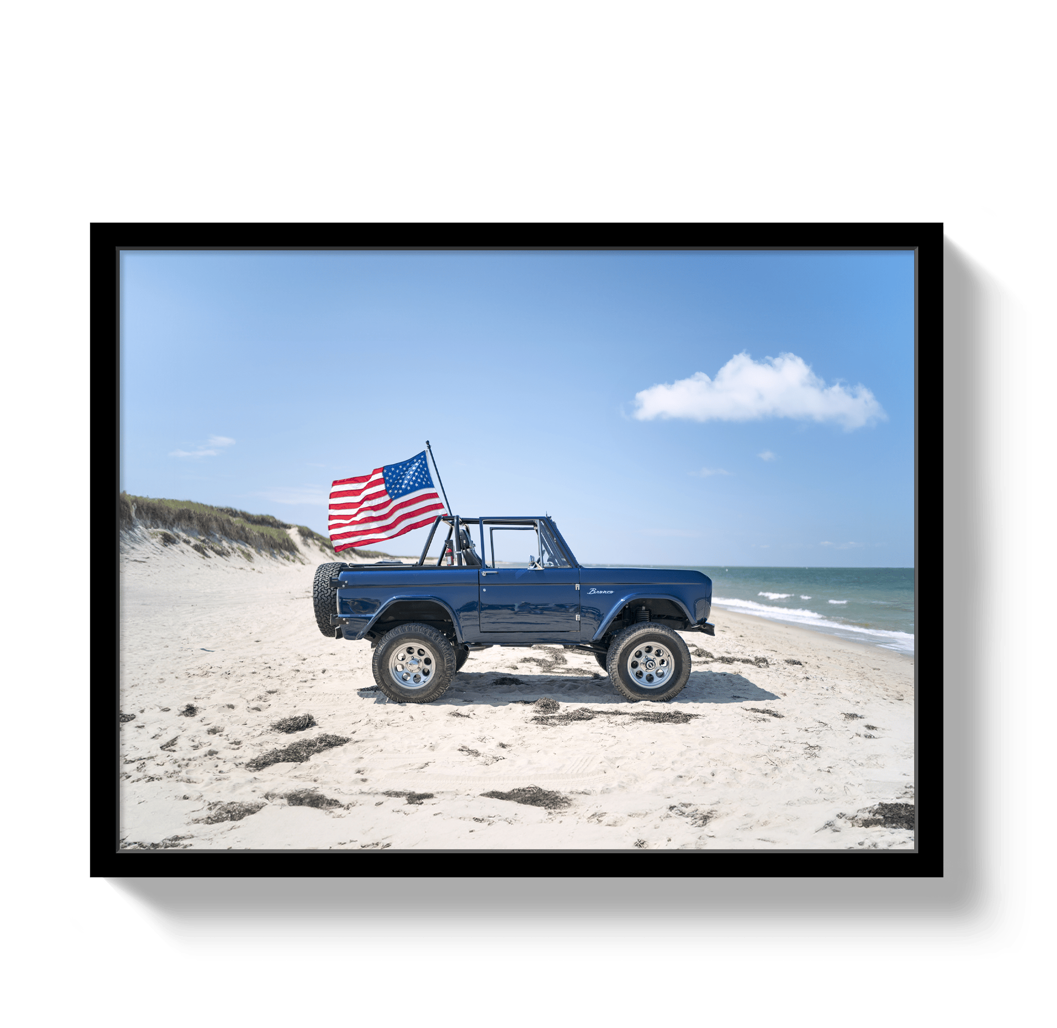 Johnny Vacay Black / 11x14 / Full Bleed American Bronco