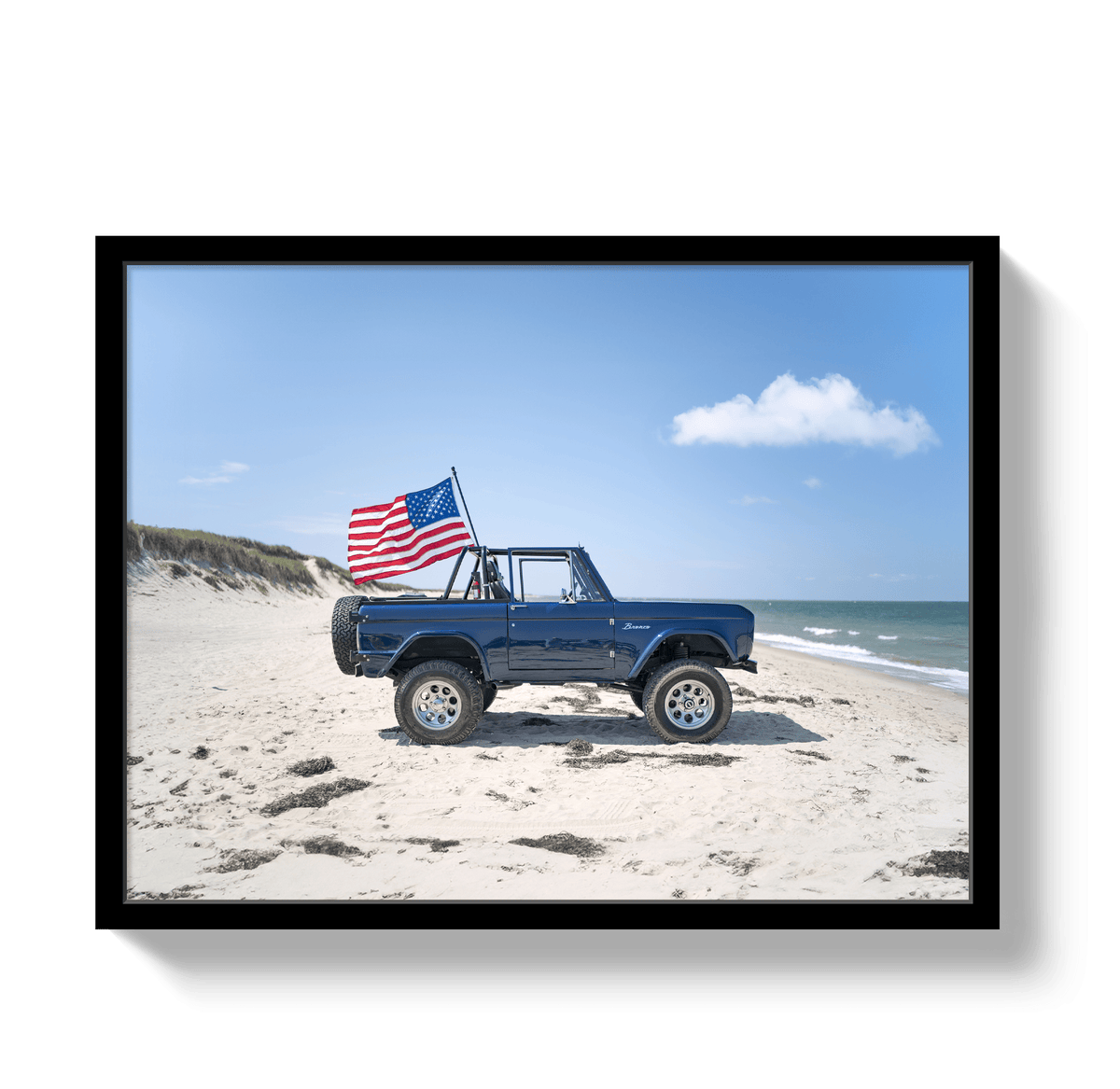 Johnny Vacay Black / 11x14 / Full Bleed American Bronco