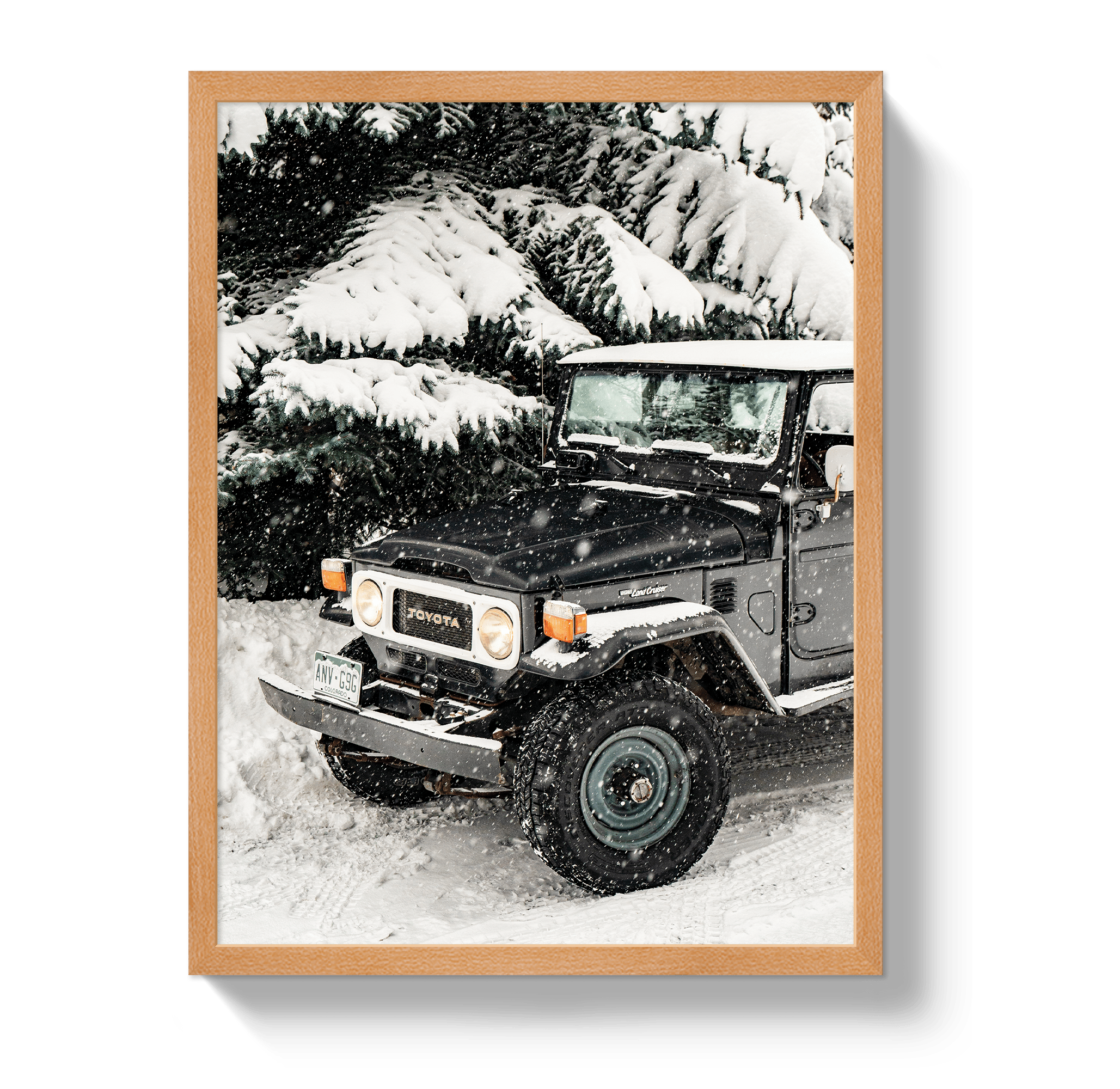 Johnny Vacay Oak / 11x14 / Full Bleed Snowy FJ