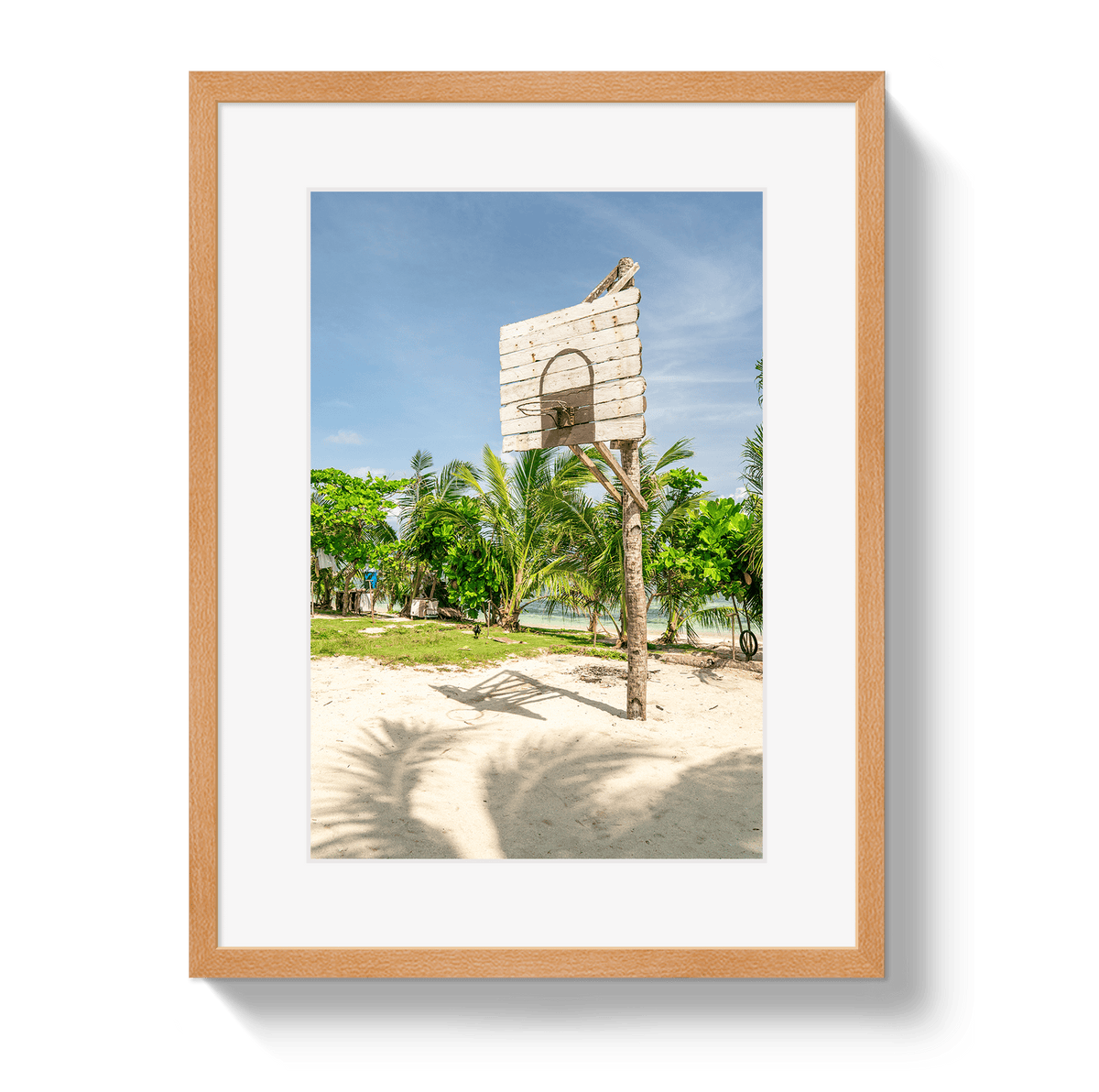 Johnny Vacay Oak / 11x14 / Border Hoop Dreams