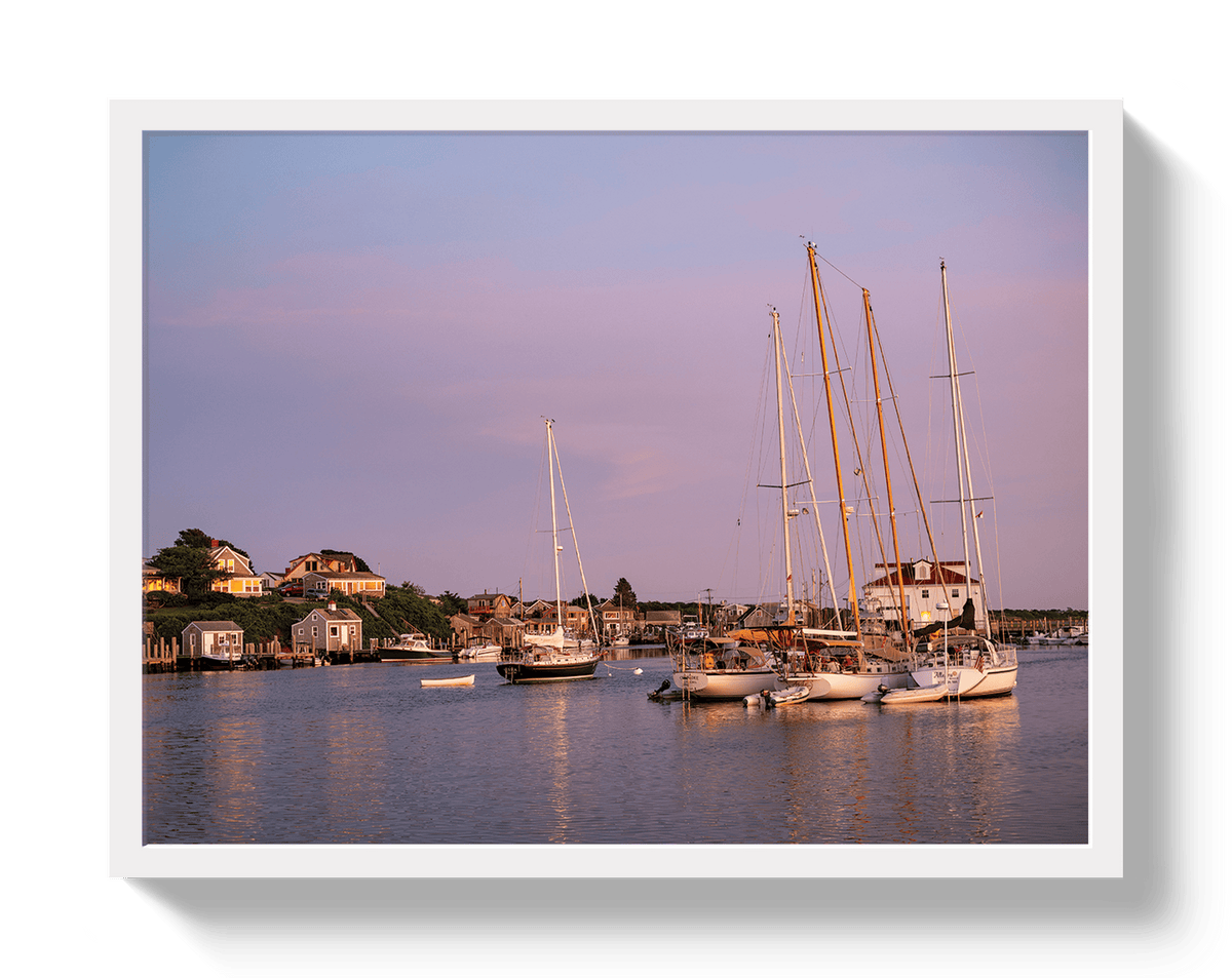 Johnny Vacay White / 11x14 / Full Bleed Menemsha Magic