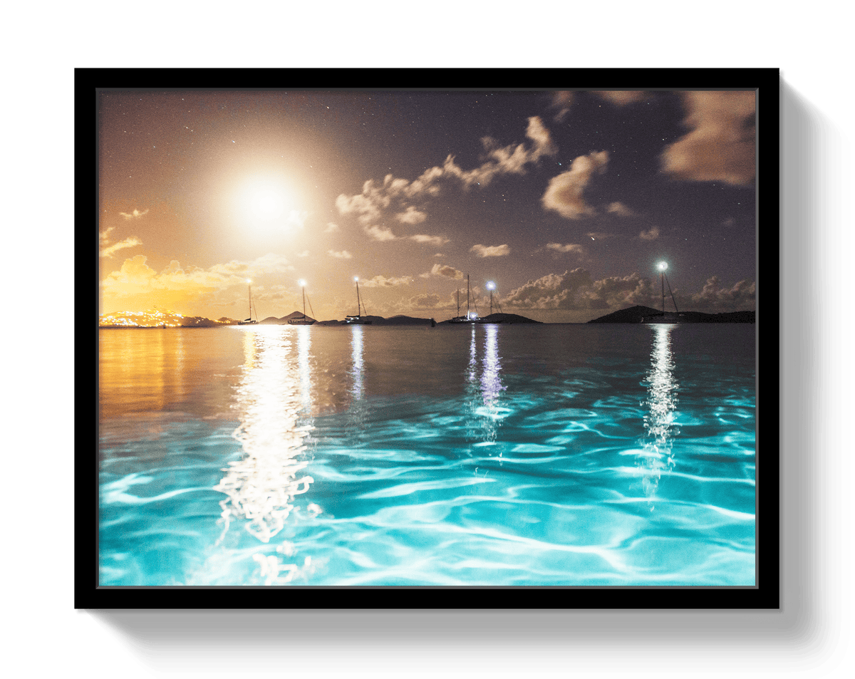 Johnny Vacay Black / 11x14 / Full Bleed Skinny Dip