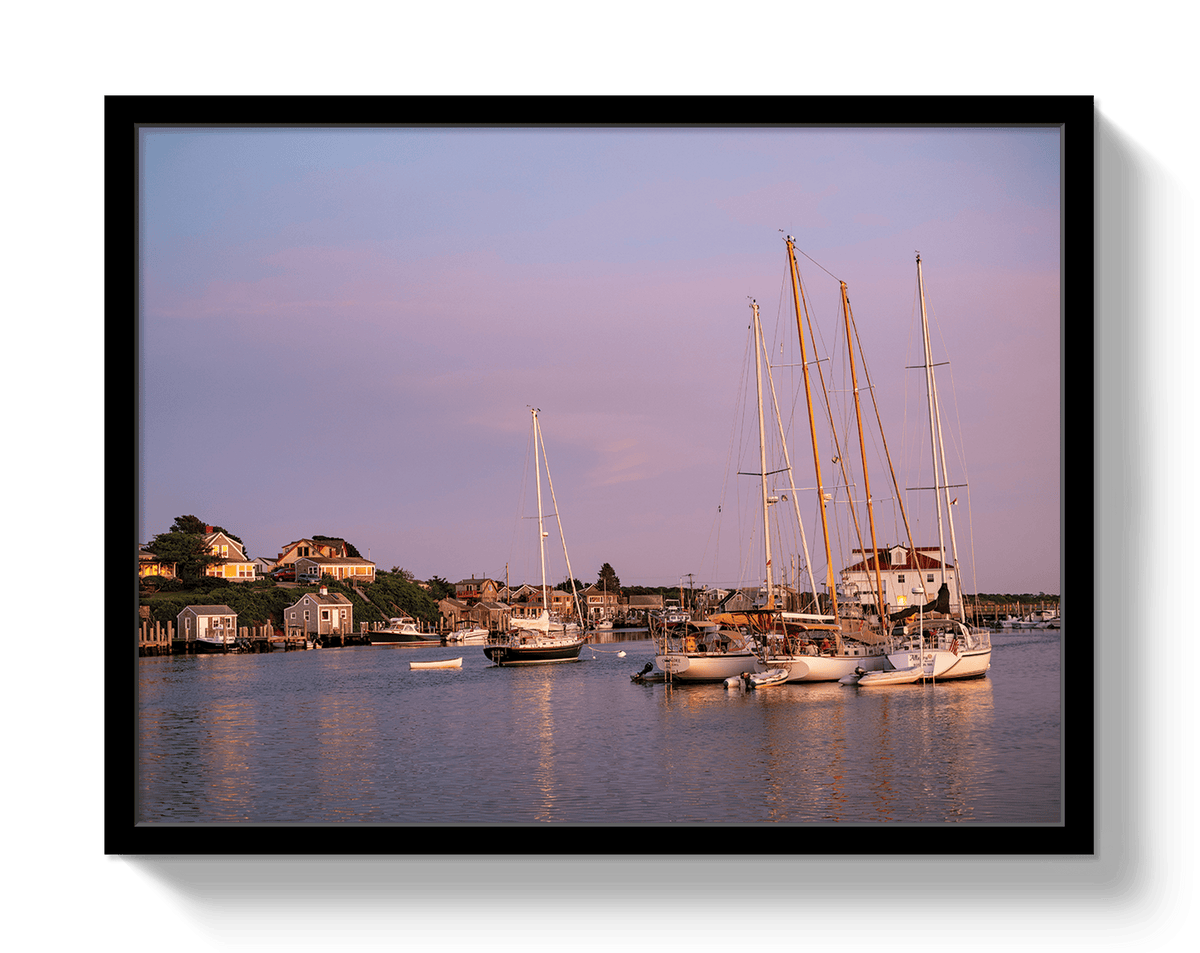 Johnny Vacay Black / 11x14 / Full Bleed Menemsha Magic