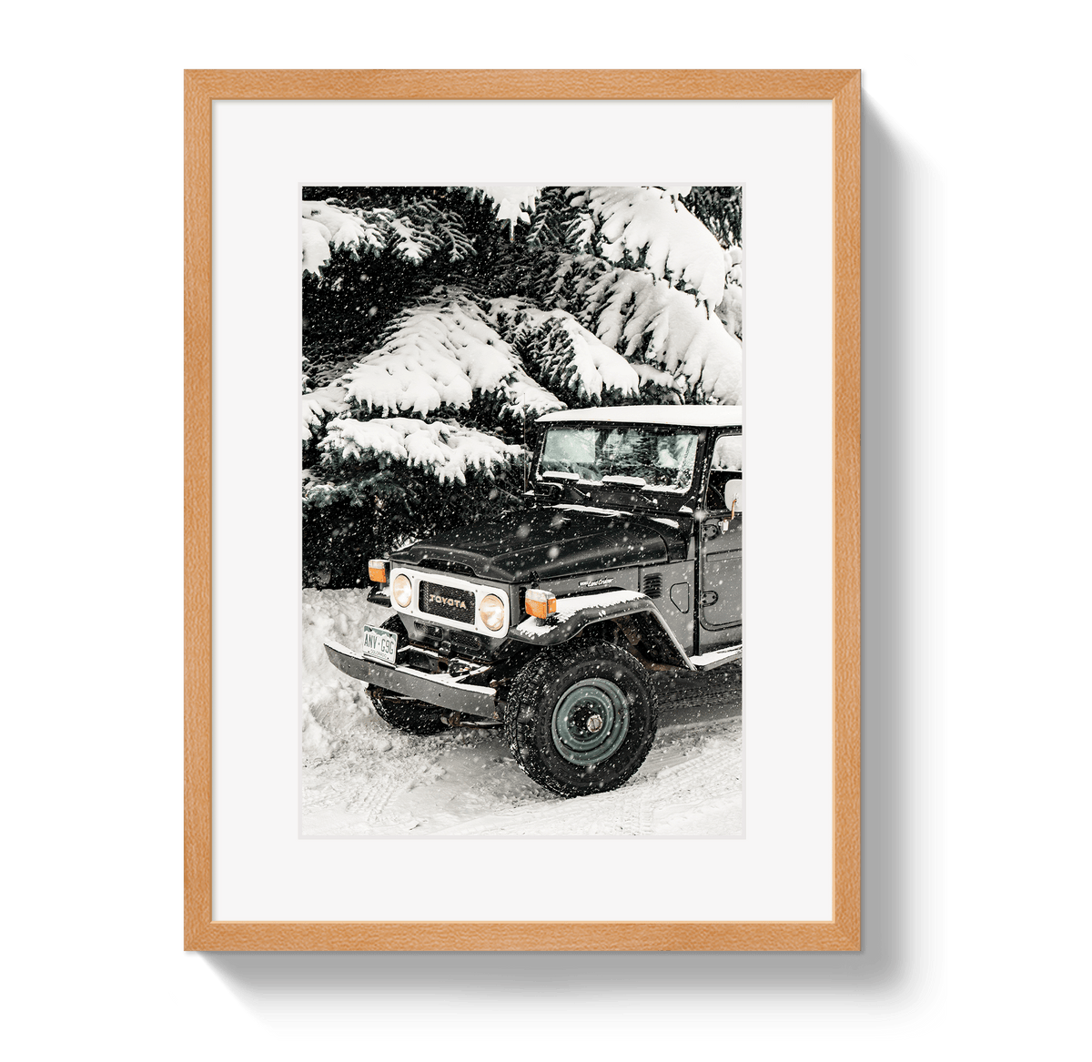 Johnny Vacay Oak / 11x14 / Border Snowy FJ