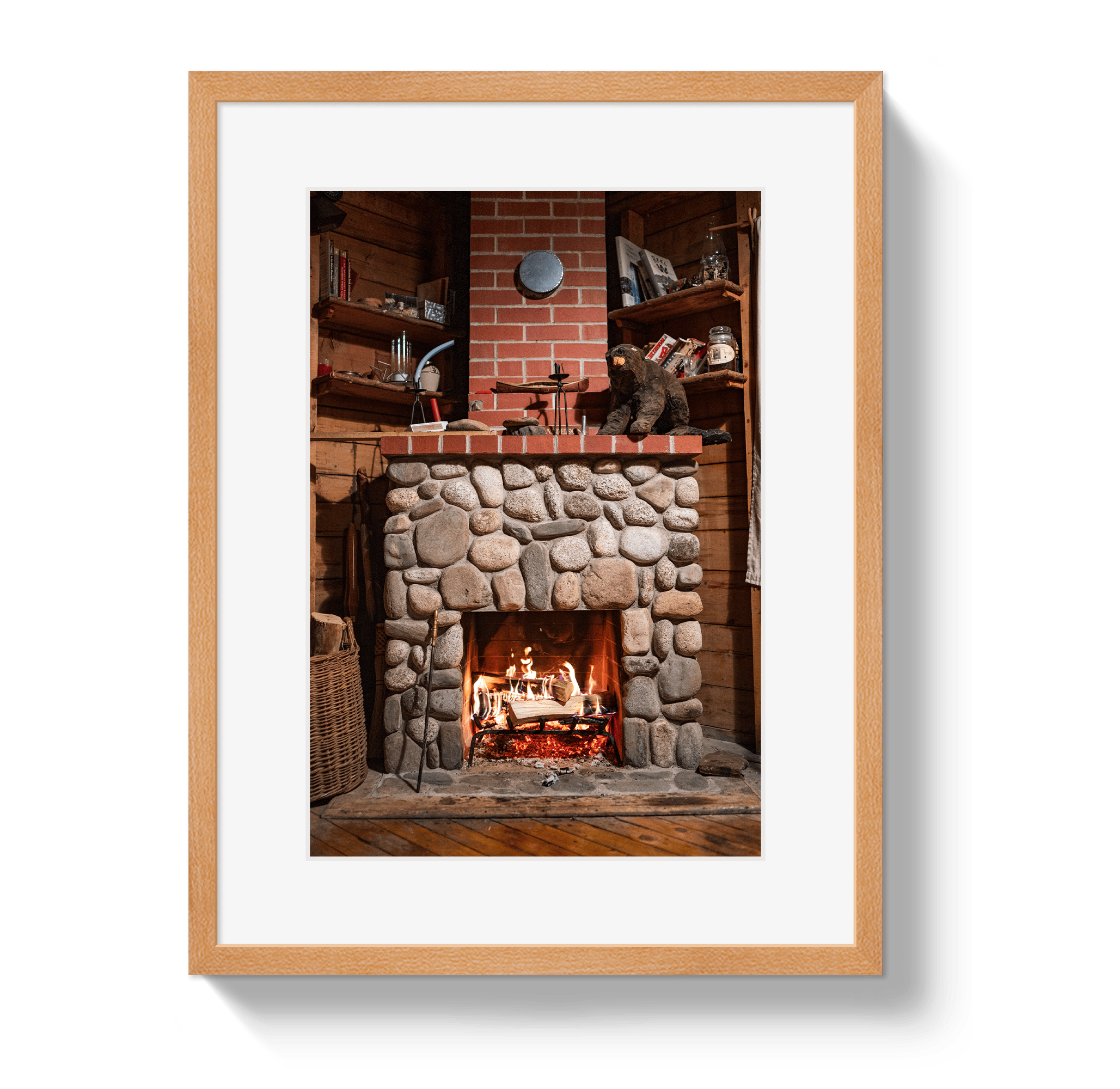 Johnny Vacay Oak / 11x14 / Matte Cozy Cabin