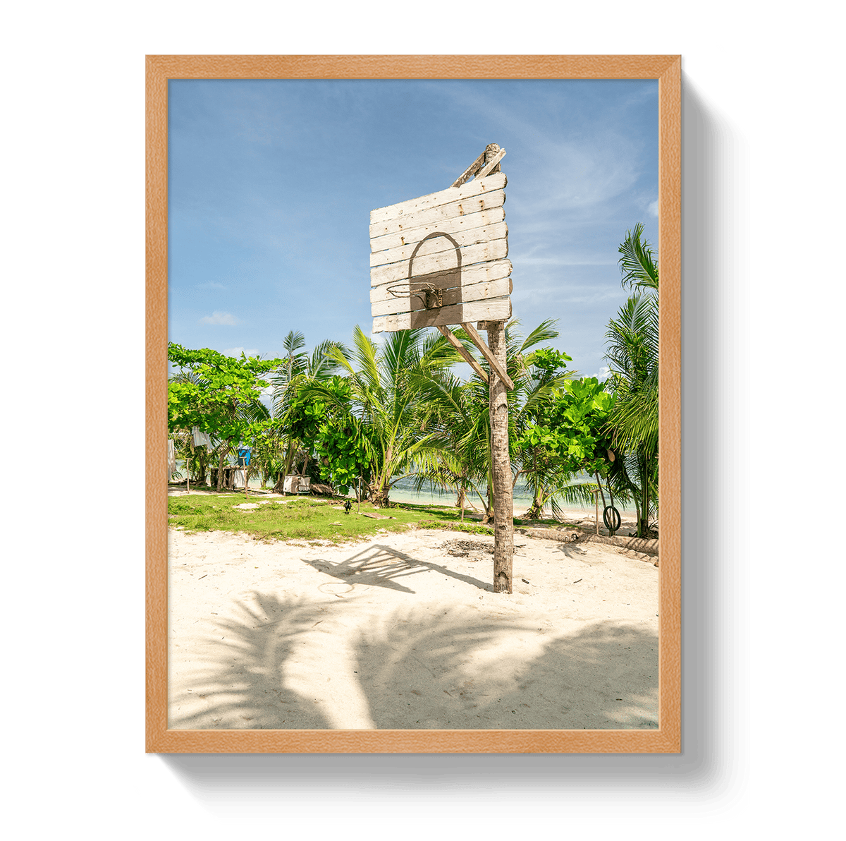 Johnny Vacay Oak / 11x14 / Full Bleed Hoop Dreams