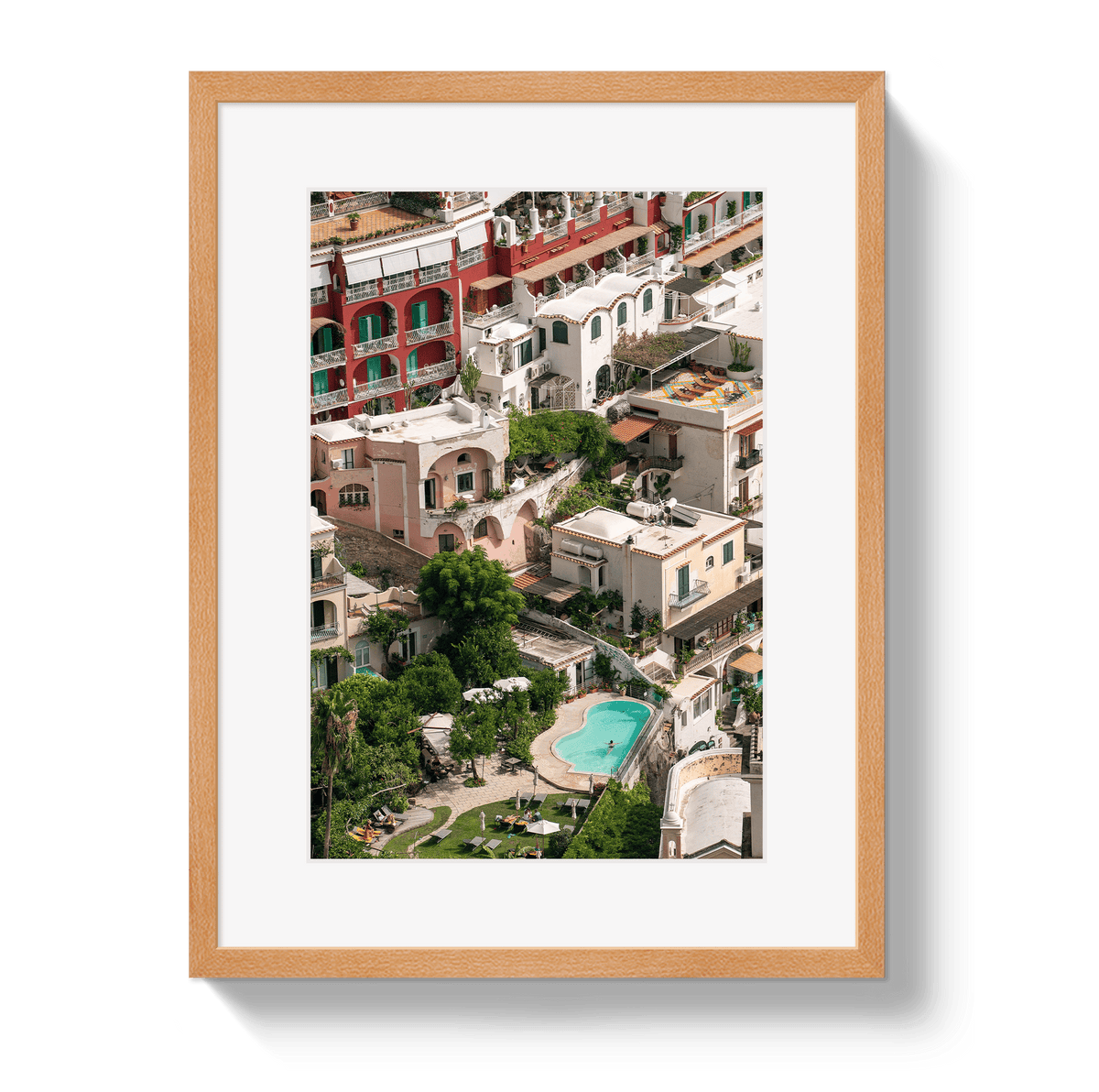 Johnny Vacay Oak / 11x14 / Border Positano Pool