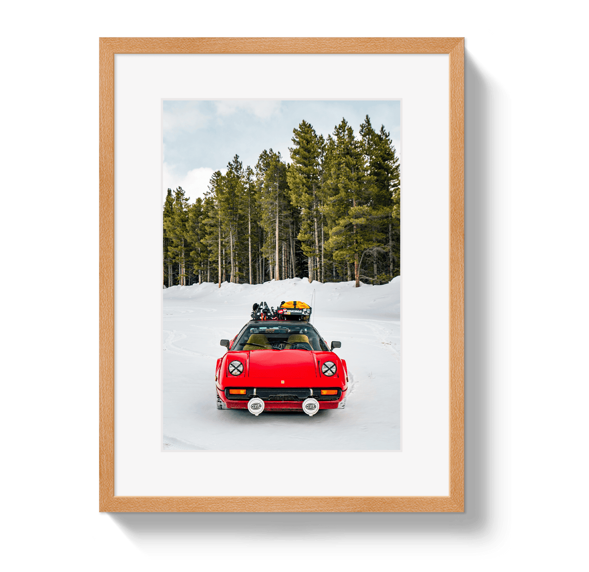 Johnny Vacay Oak / 11x14 / Border Ski Racer