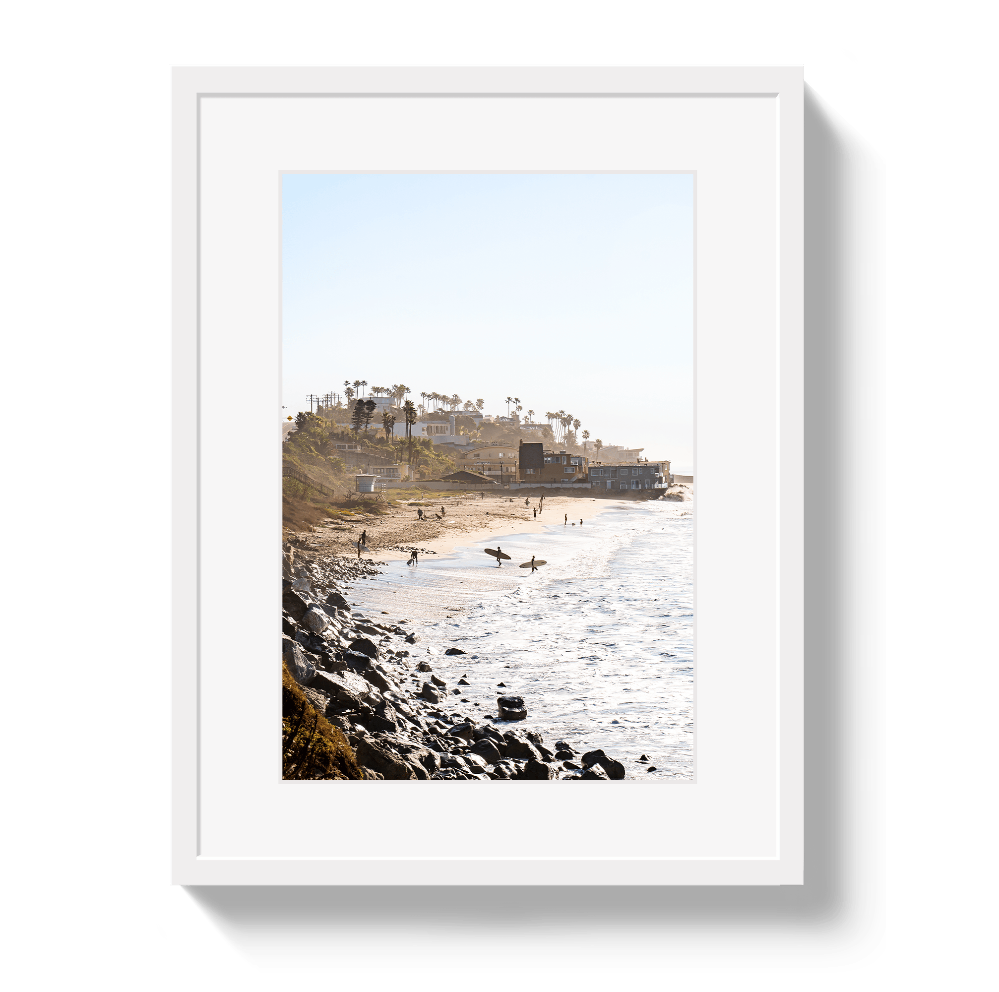 Johnny Vacay White / 11x14 / Matte County Line