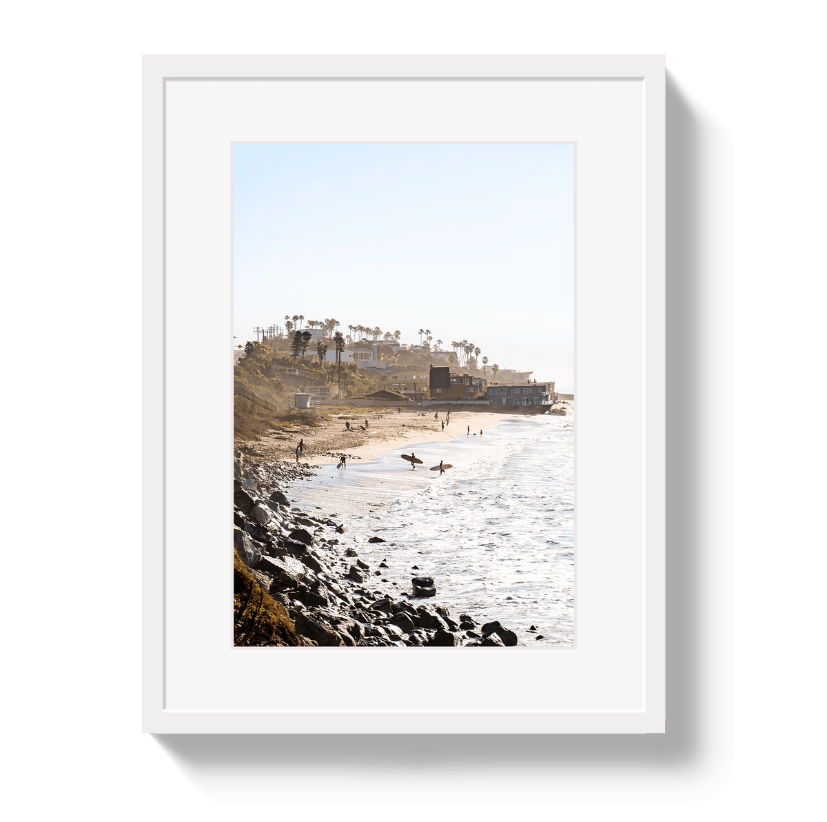 Johnny Vacay White / 11x14 / Border County Line