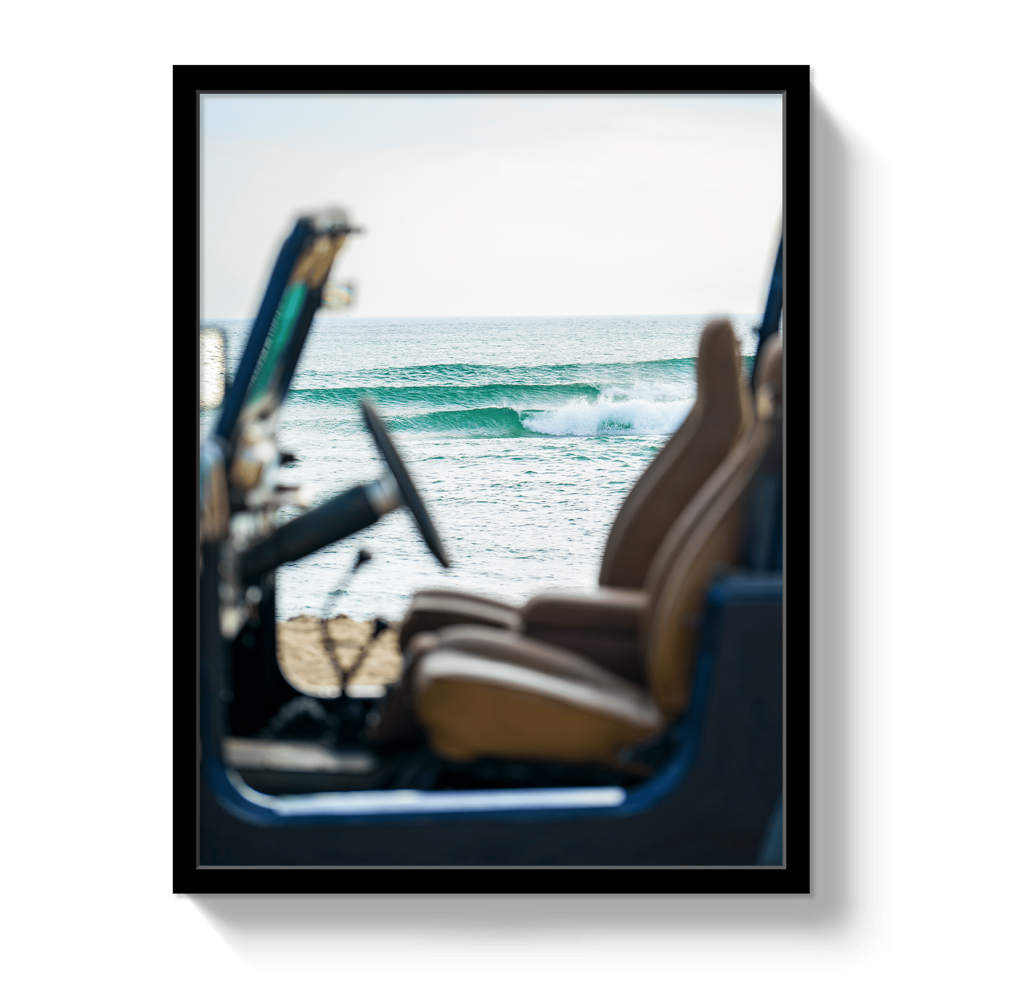 Johnny Vacay Black / 11x14 / Full Bleed CJ Waves