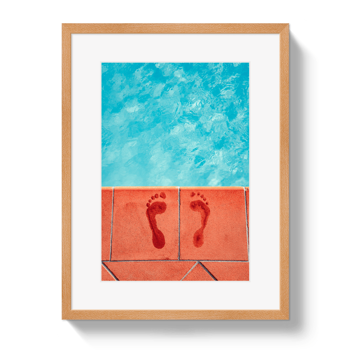 Johnny Vacay Oak / 11x14 / Border Pool Prints