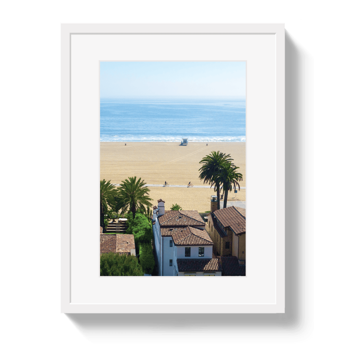 Johnny Vacay White / 11x14 / Border West Side Ride