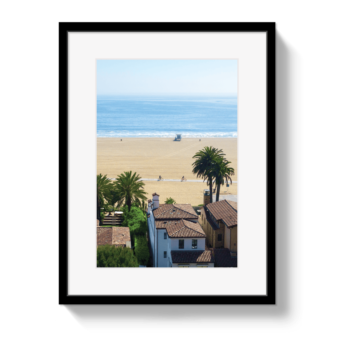 Johnny Vacay Black / 11x14 / Border West Side Ride