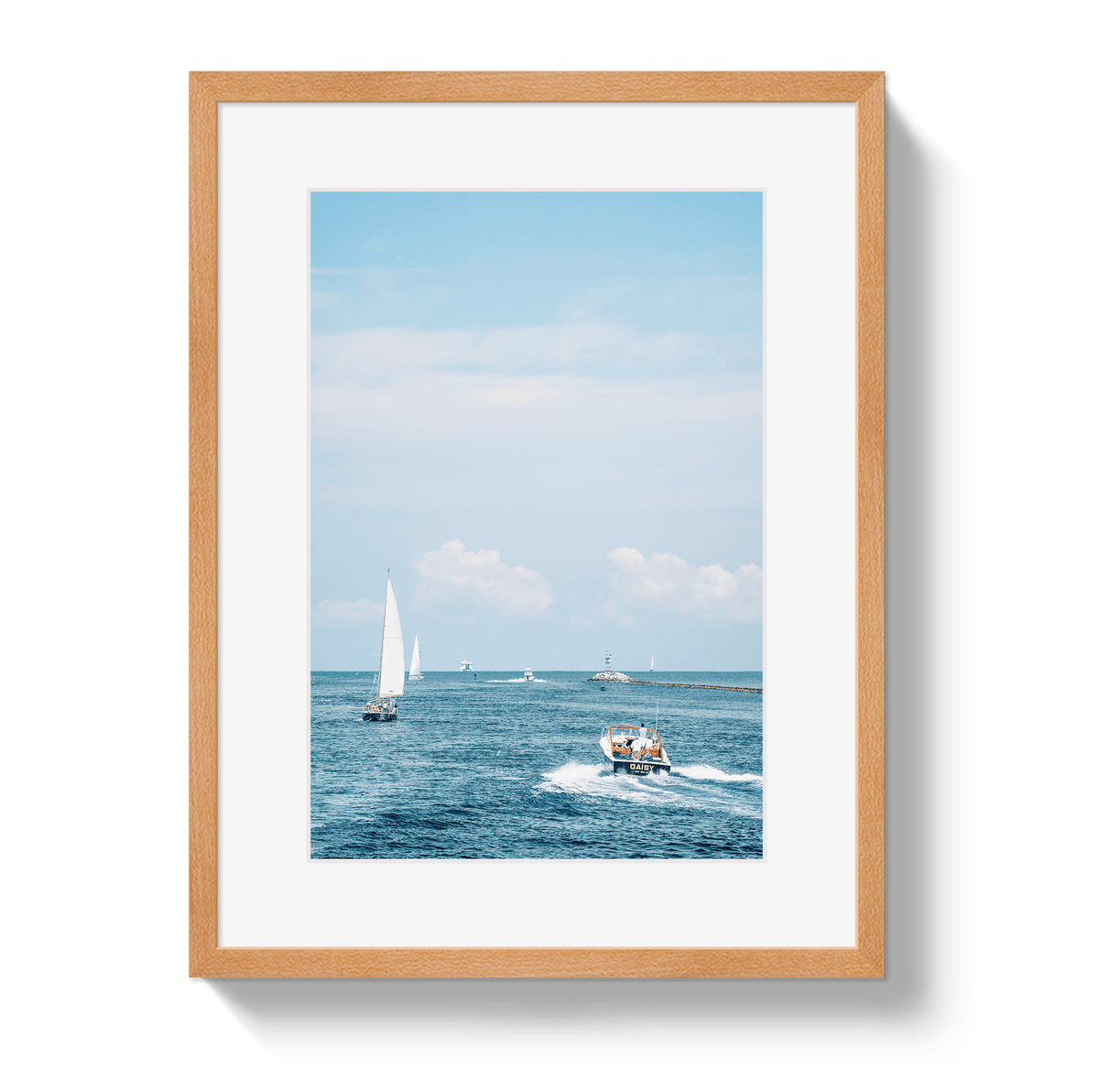 Johnny Vacay Oak / 11x14 / Border Nantucket Rush Hour