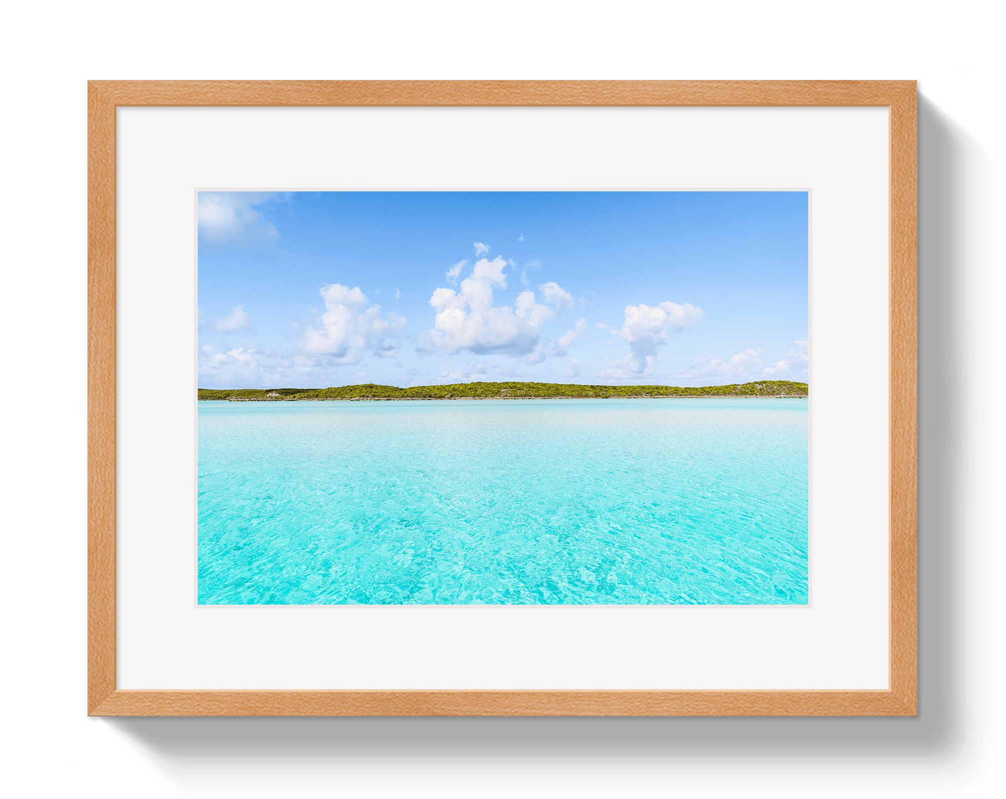 Johnny Vacay Oak / 11x14 / Matte Bahama Blue
