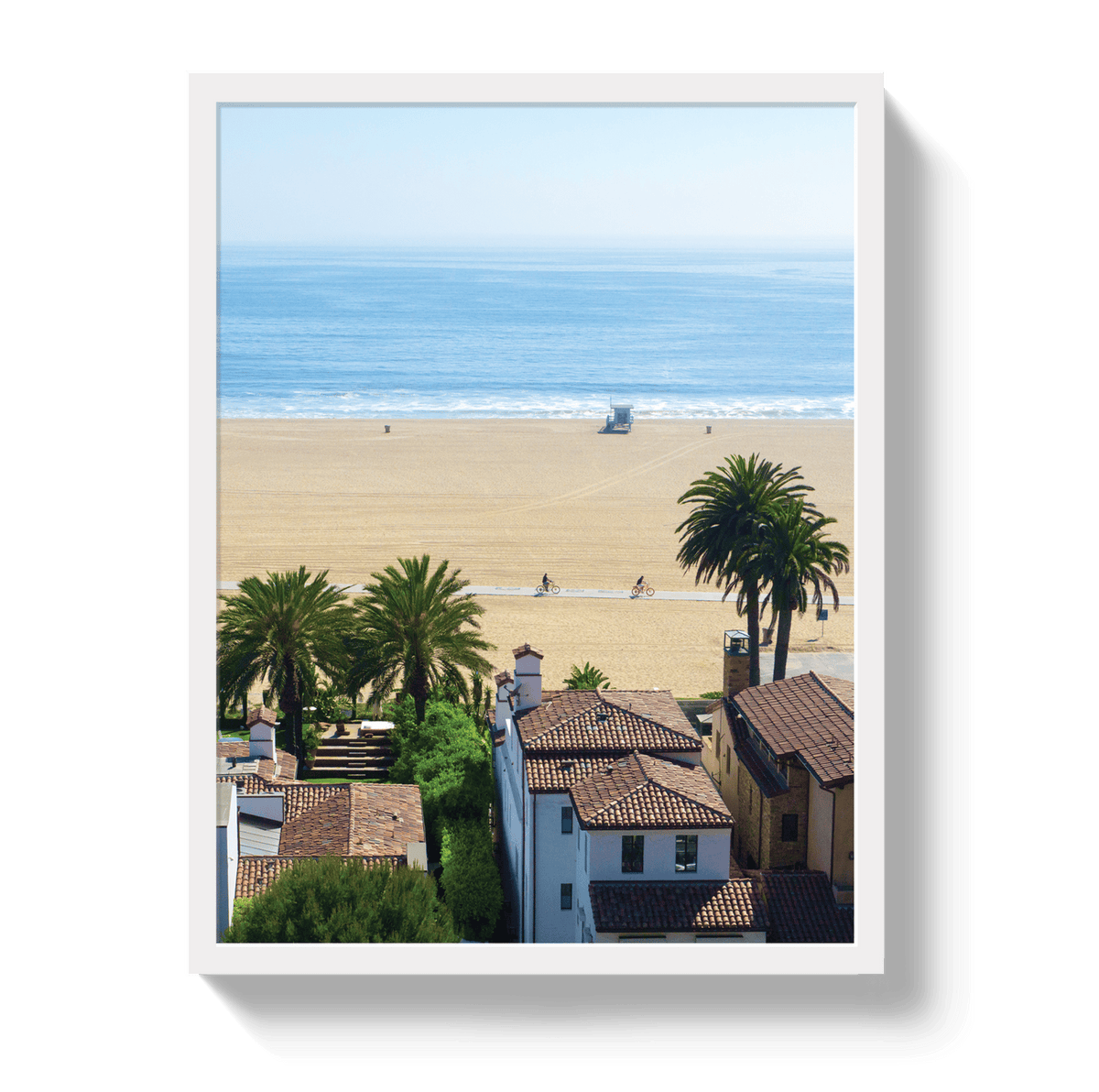Johnny Vacay White / 11x14 / Full Bleed West Side Ride