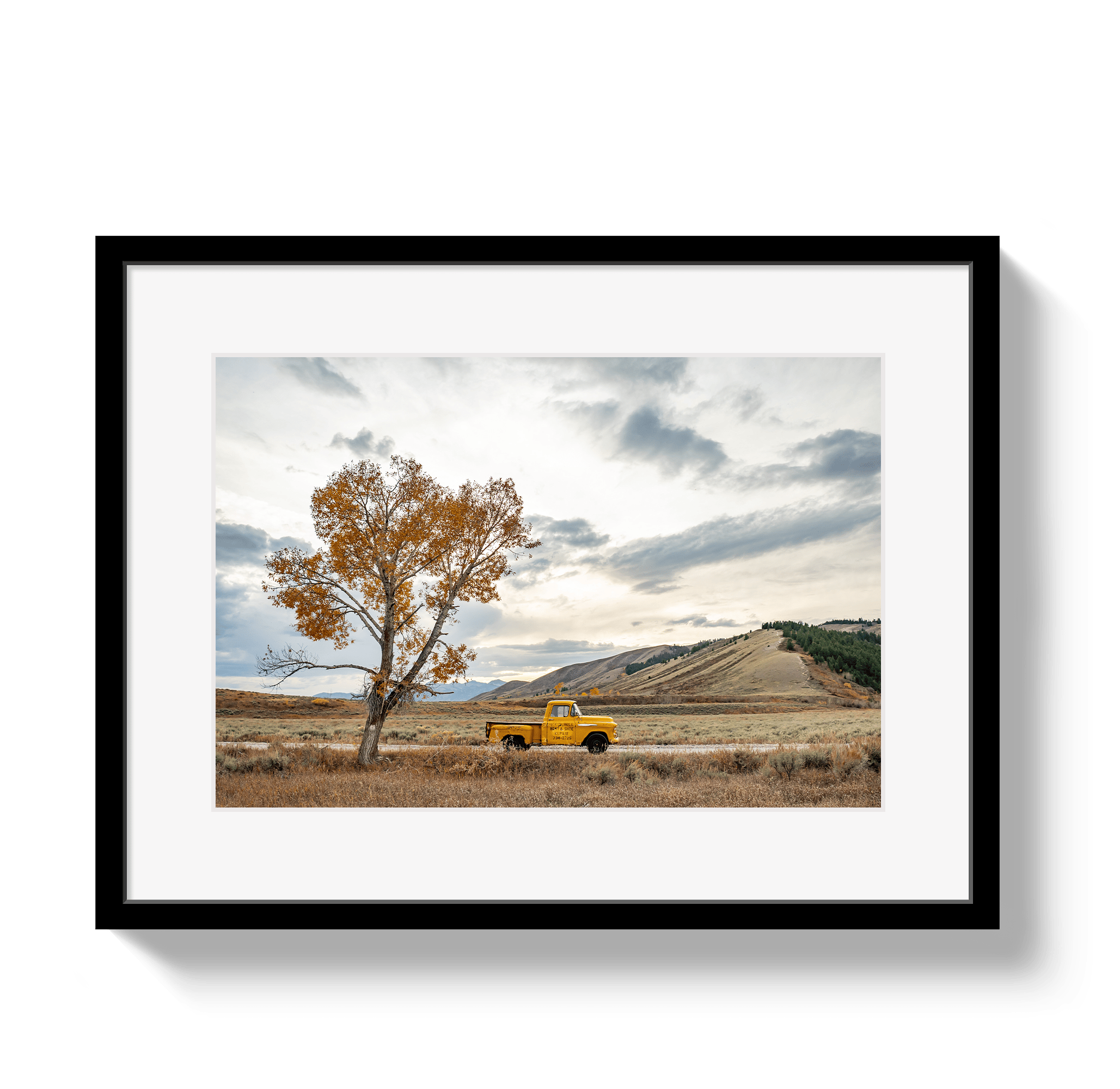 Johnny Vacay Black / 11x14 / Matte Jackson Hole Pickup
