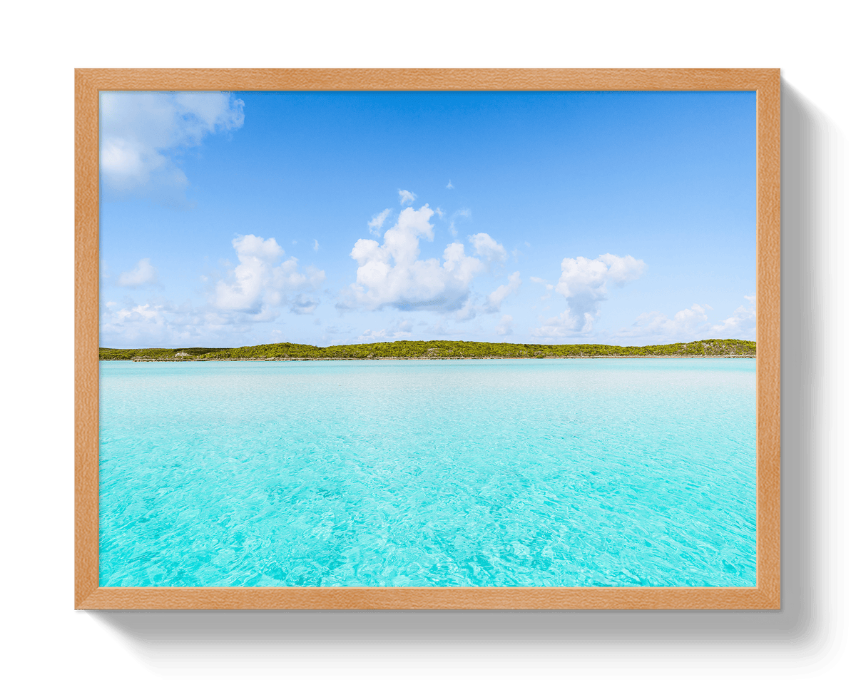 Johnny Vacay Oak / 11x14 / Full Bleed Bahama Blue