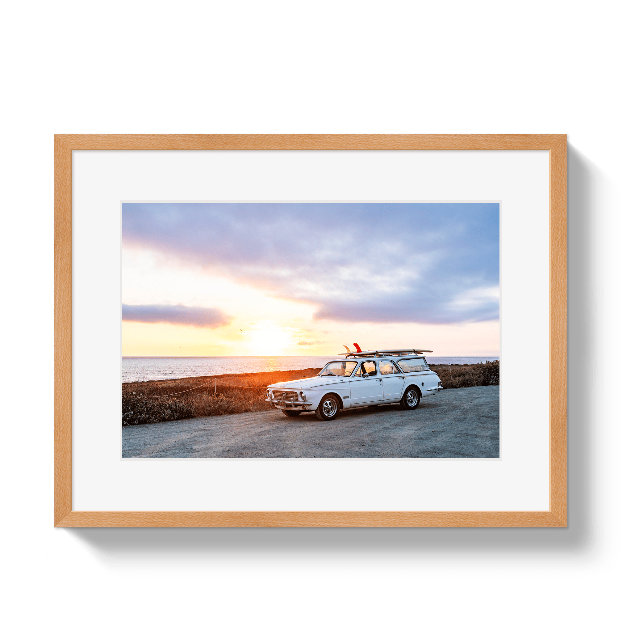 Johnny Vacay Oak / 11x14 / Matte Sunset Surfer