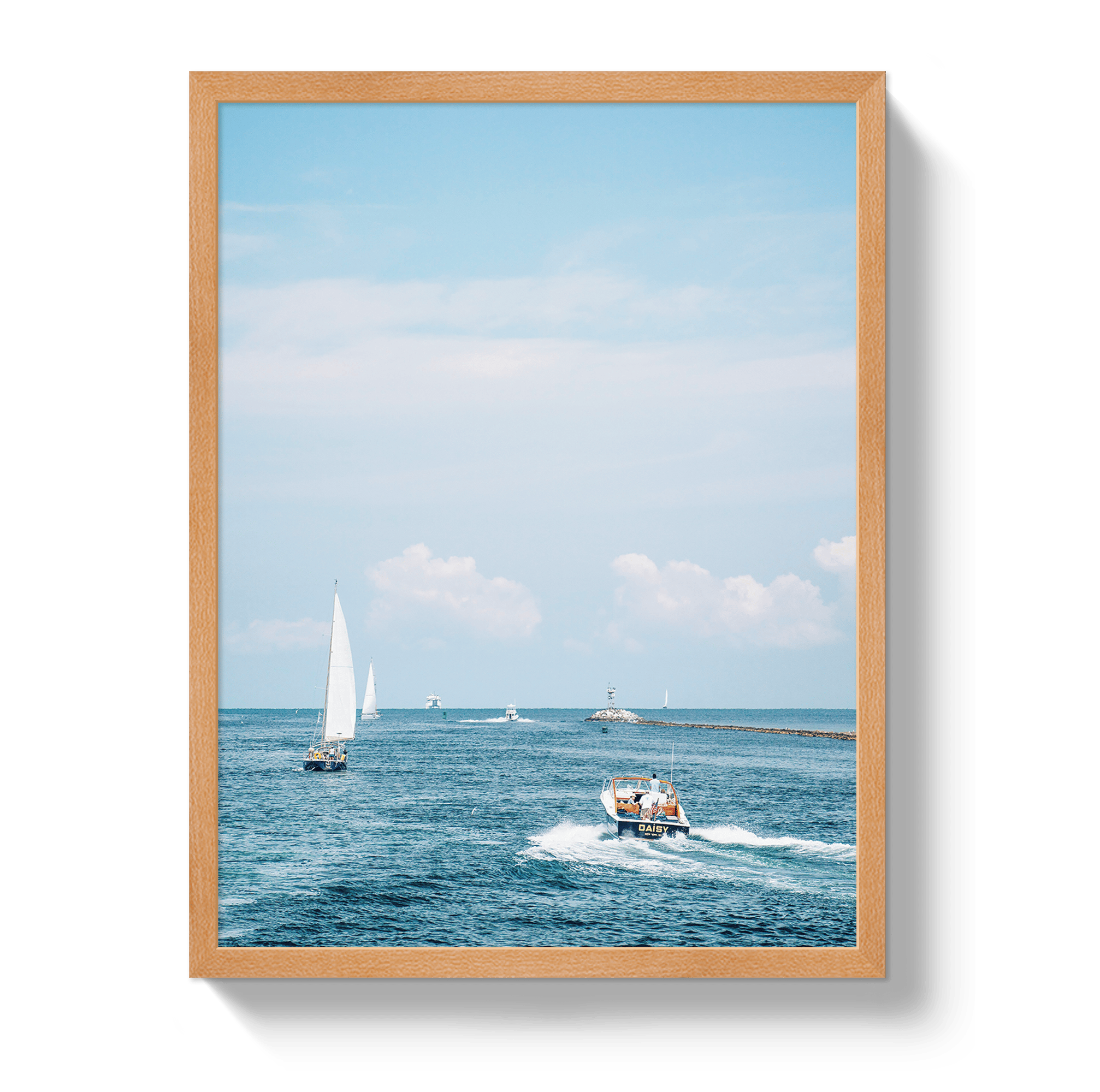 Johnny Vacay Oak / 11x14 / Full Bleed Nantucket Rush Hour