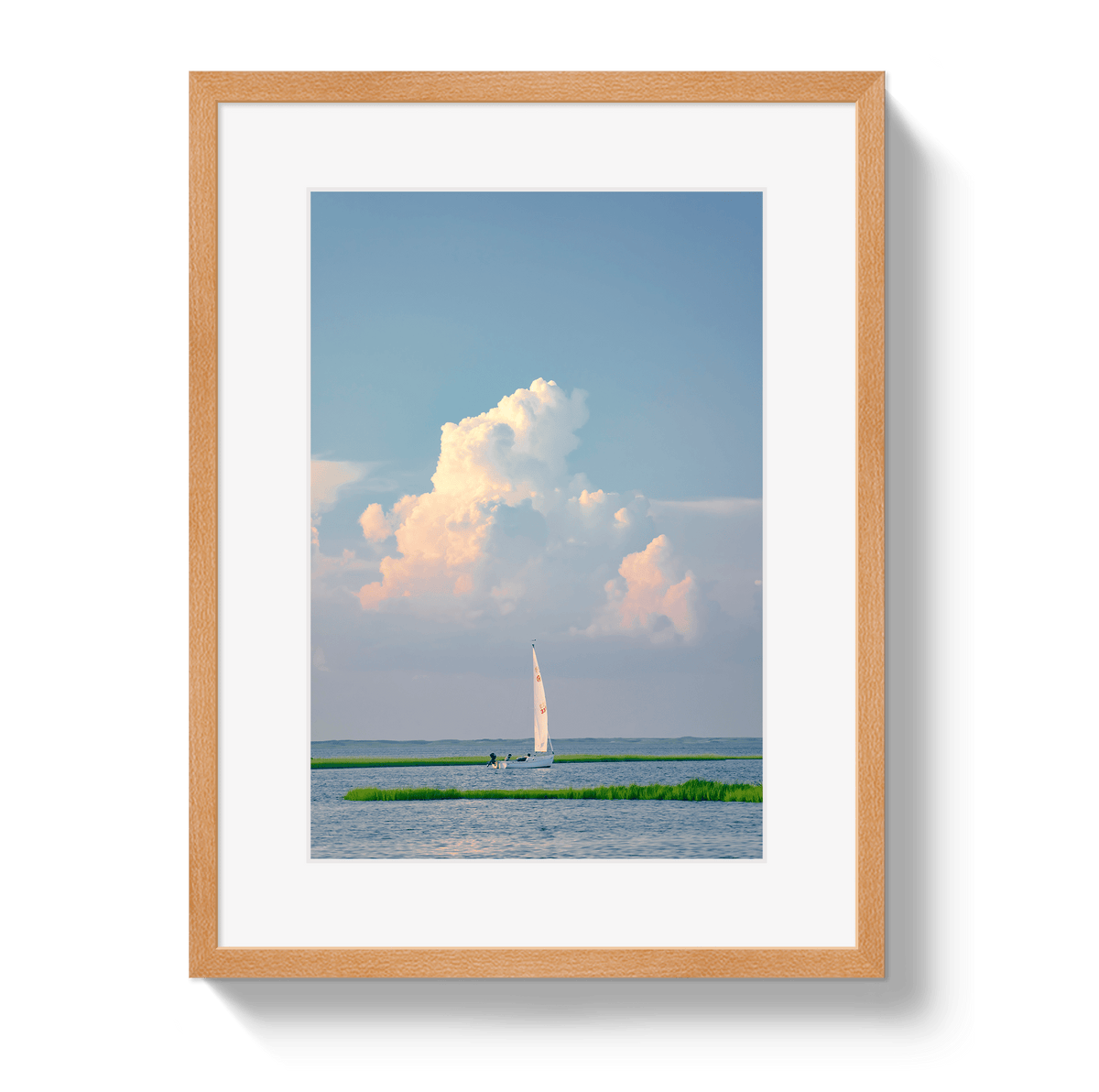 Johnny Vacay Oak / 11x14 / Border Sailing Through A Dream