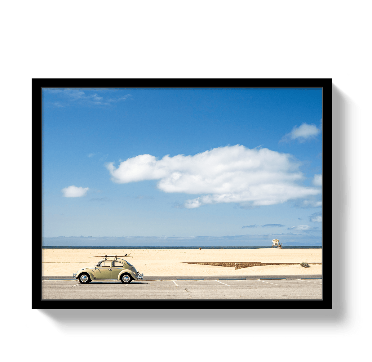 Johnny Vacay Black / 11x14 / Full Bleed Beetle