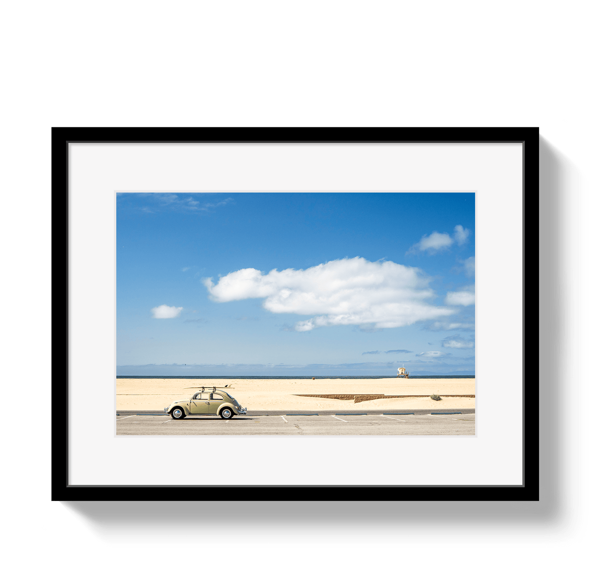 Johnny Vacay Black / 11x14 / Border Beetle