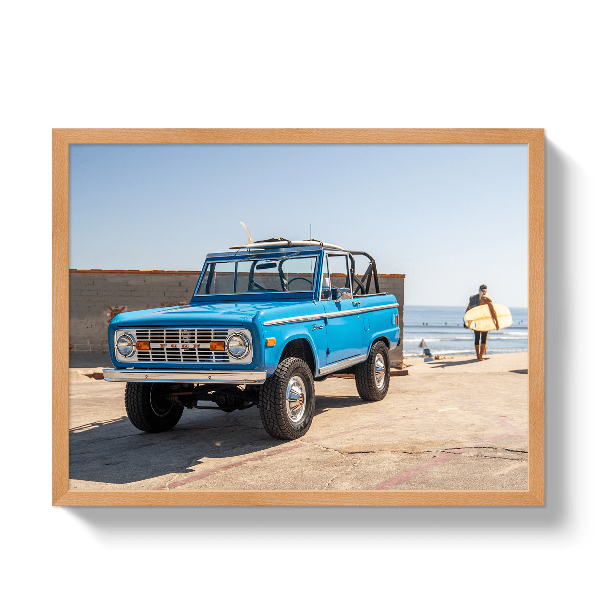 Johnny Vacay Oak / 11x14 / Full Bleed Malibu Bronco 2