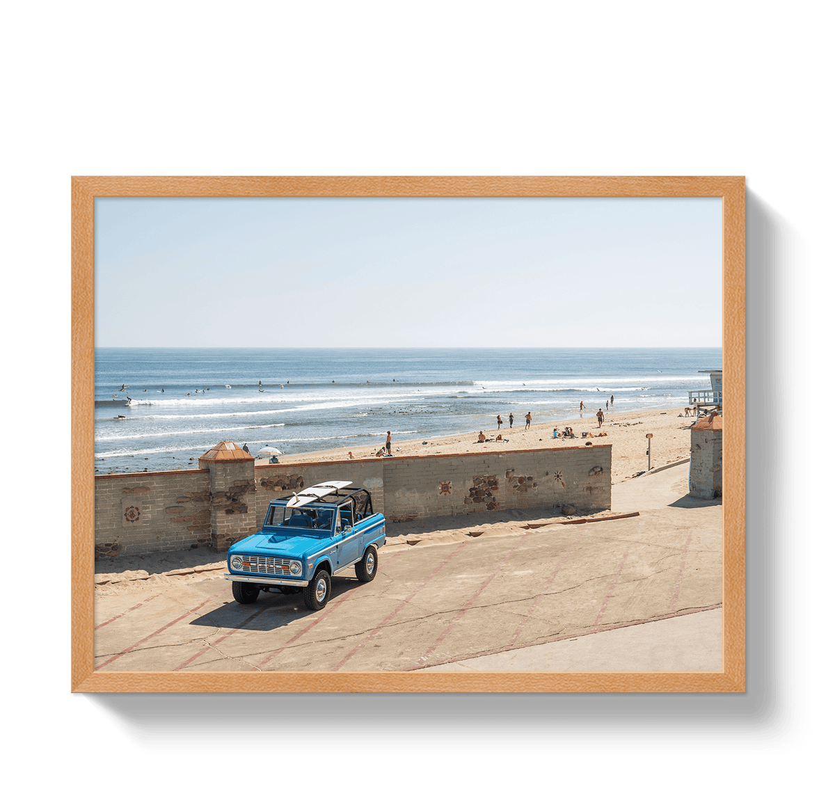 Johnny Vacay Oak / 11x14 / Full Bleed Malibu Bronco