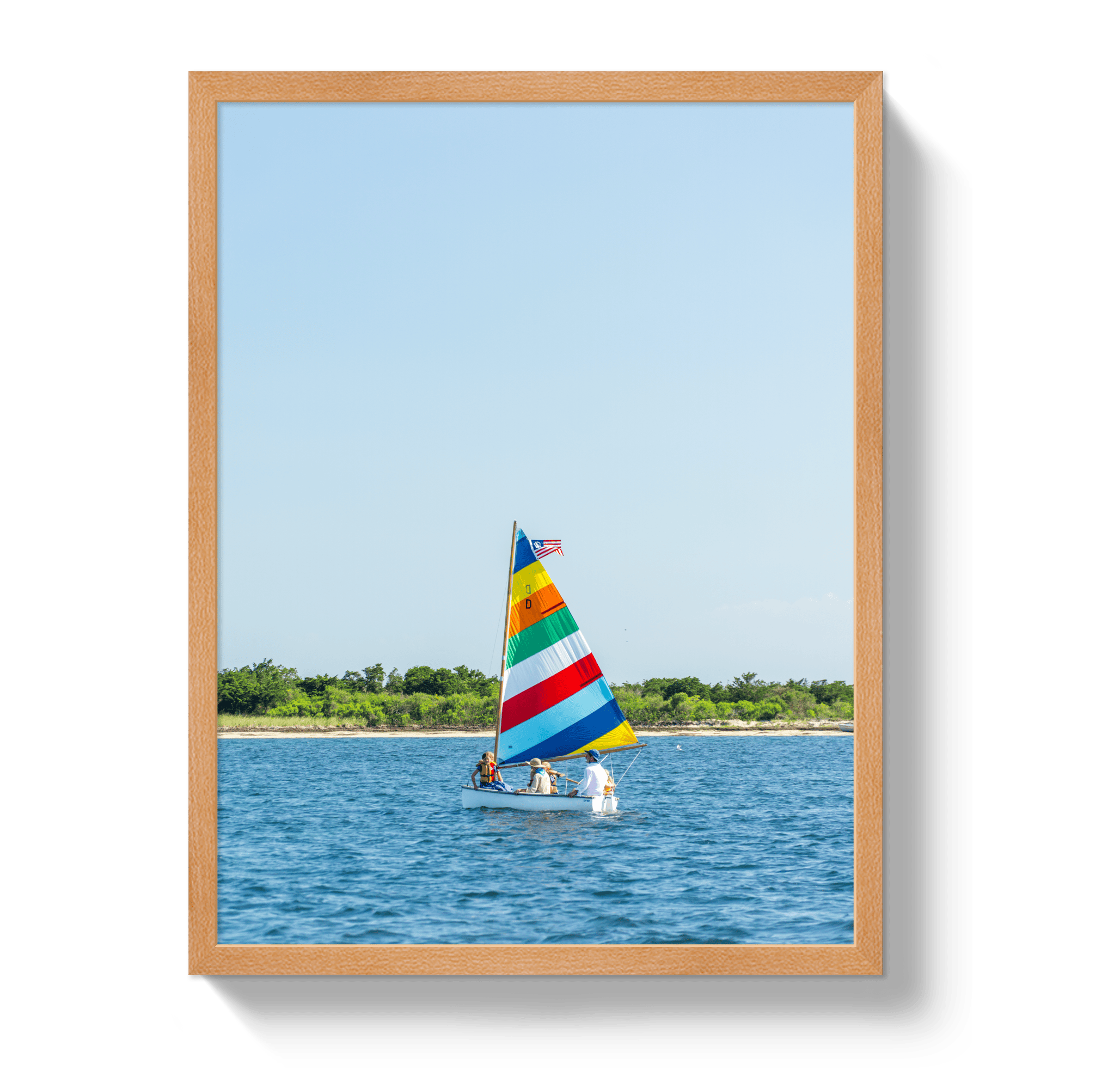 Johnny Vacay Oak / 11x14 / Full Bleed Family Sail