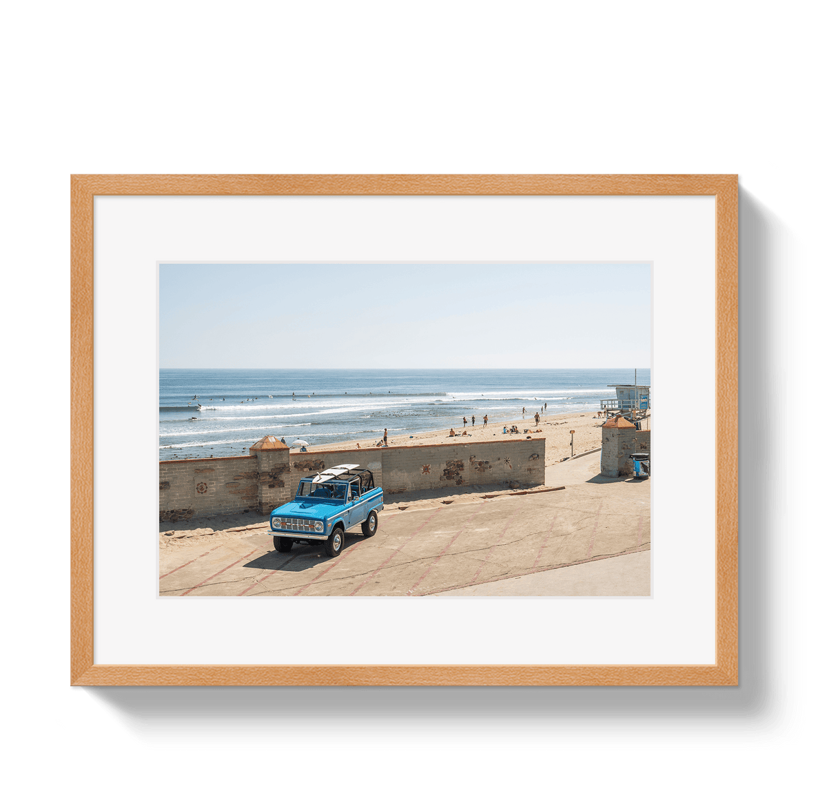 Johnny Vacay Oak / 11x14 / Border Malibu Bronco