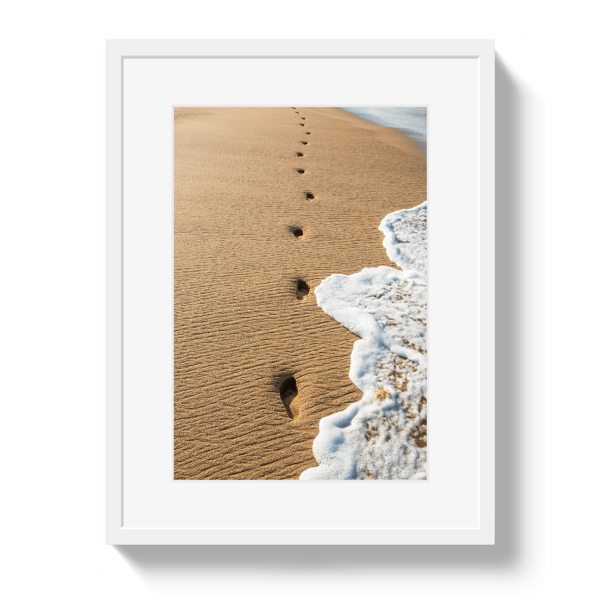 Johnny Vacay White / 11x14 / Matte Barefoot Dreams
