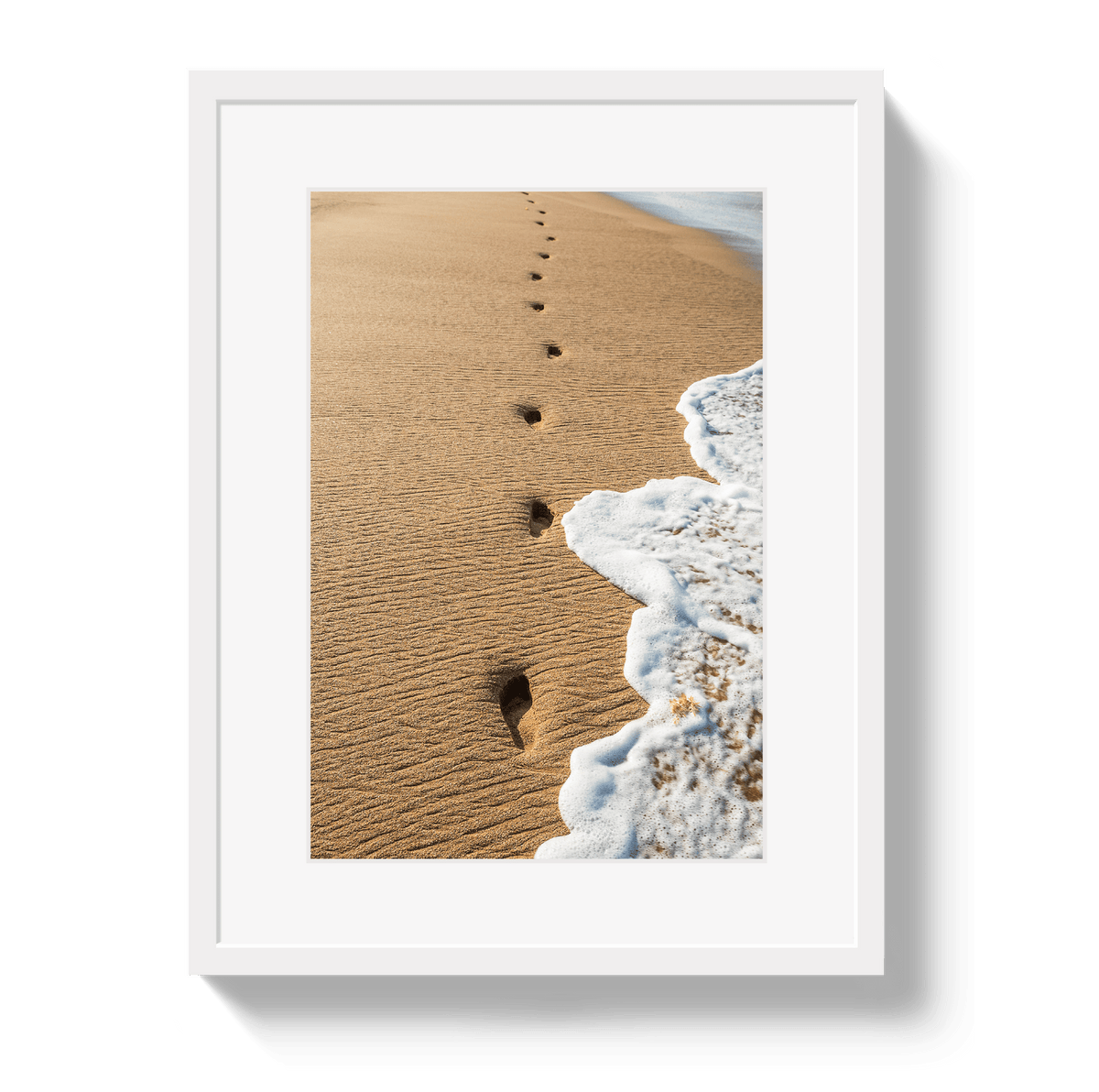 Johnny Vacay White / 11x14 / Border Barefoot Dreams