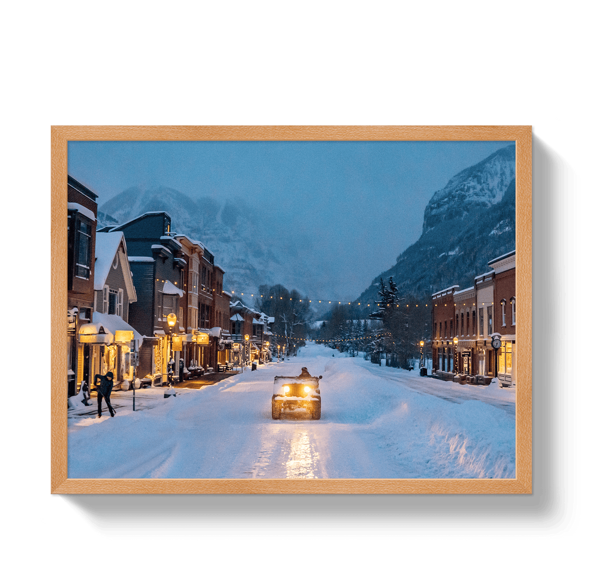 Johnny Vacay Oak / 11x14 / Full Bleed Telluride Ride