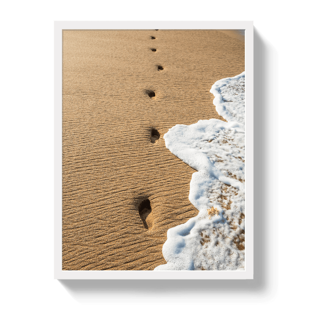 Johnny Vacay White / 11x14 / Full Bleed Barefoot Dreams